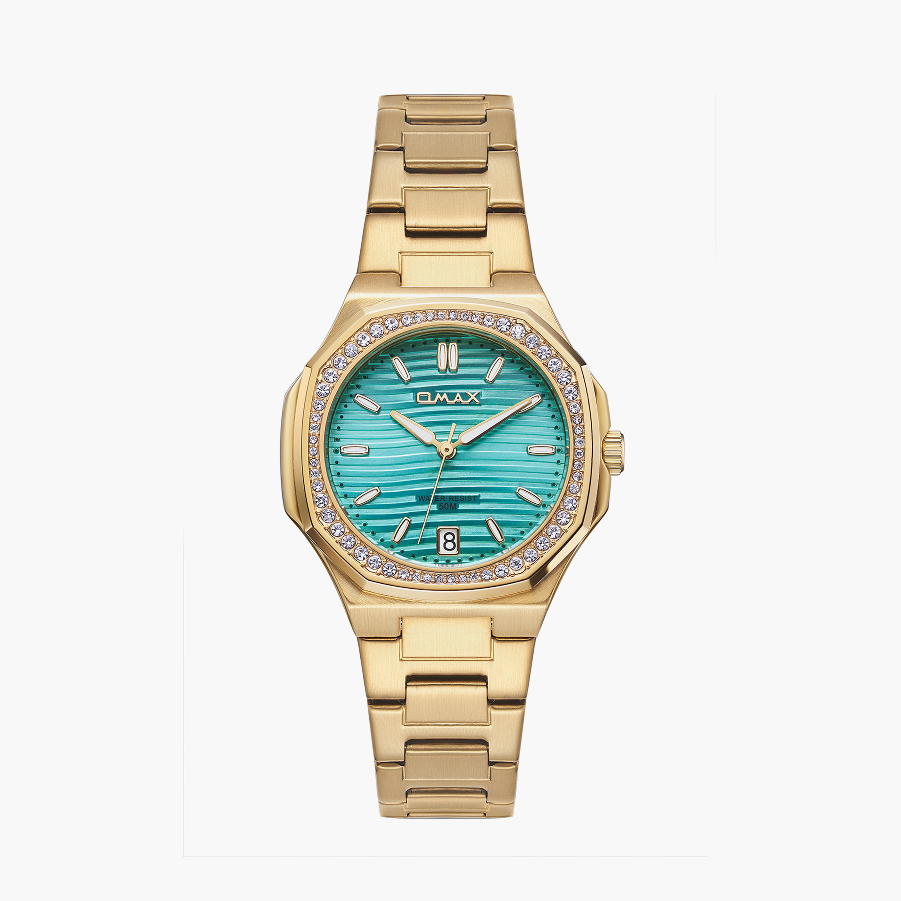 Omax Women's 42MM Gold Analog Metal Strap Watch | 00BFD006D002-women-watchesandjewellery-watches-image-17