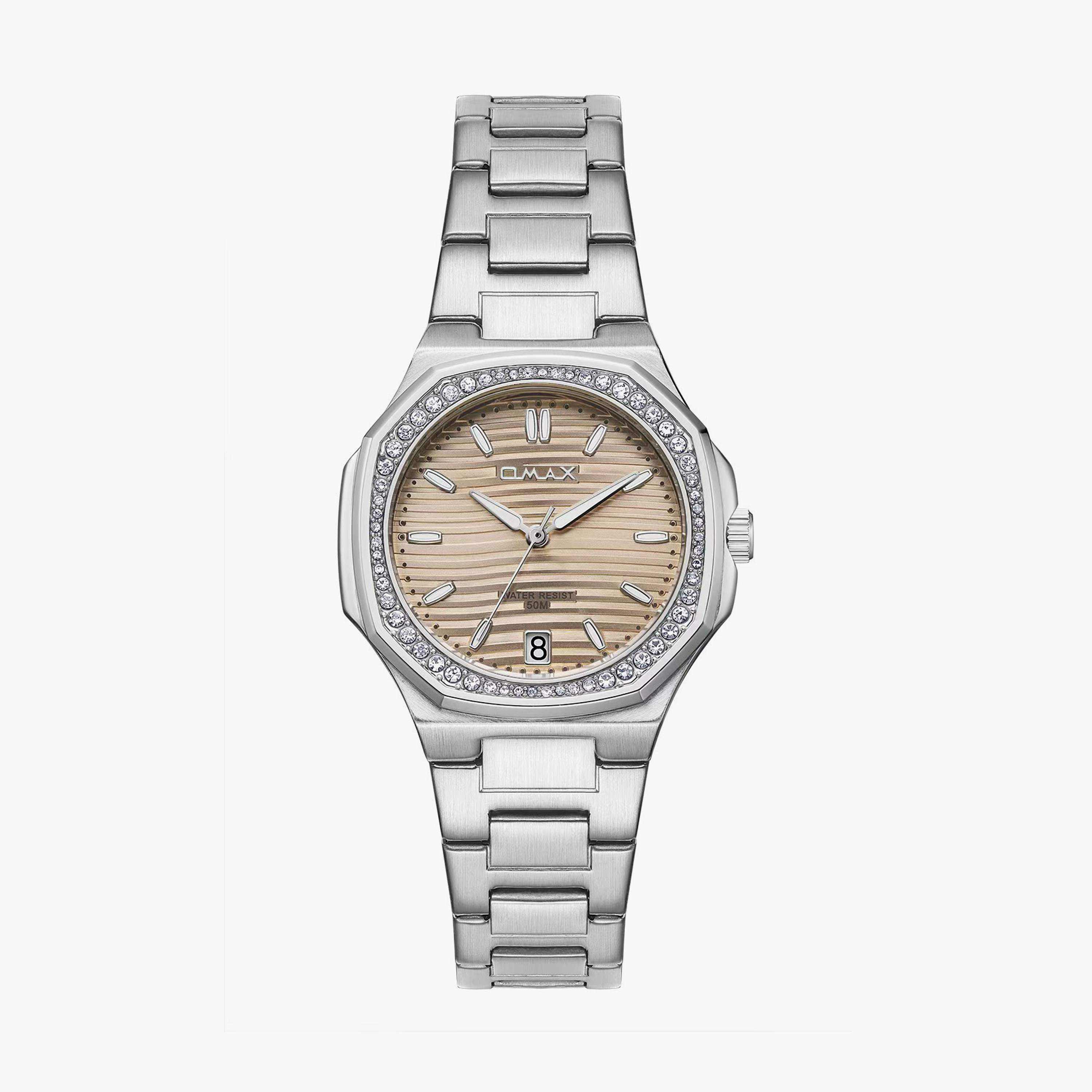 أوماكس- ساعة تناظرية   للنساء  سوار معدني  لون فضي   42مم | 00BFD006V002-women-watchesandjewellery-watches-image-13