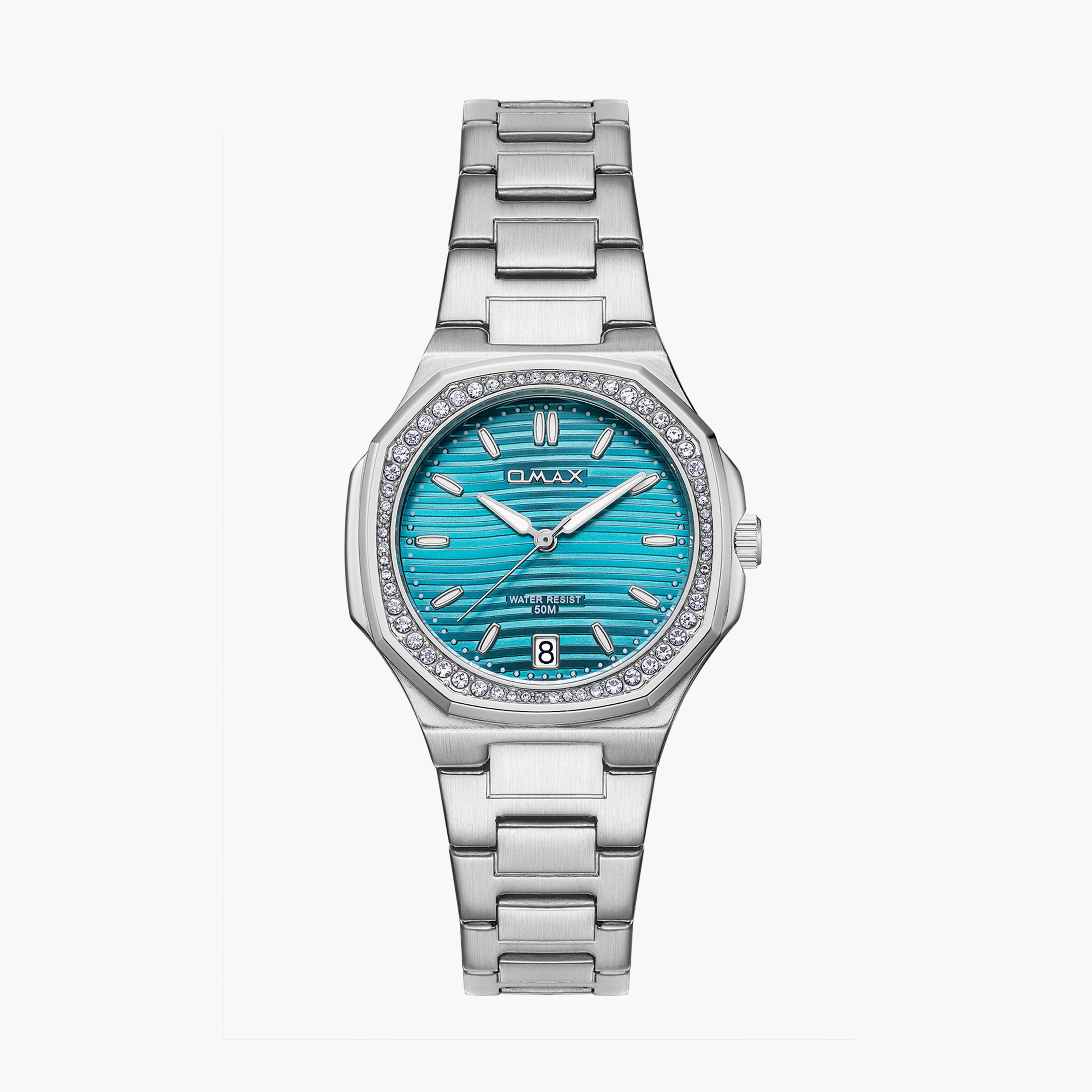 أوماكس- ساعة تناظرية   للنساء  سوار معدني  لون فضي   42مم | 00BFD006V002-women-watchesandjewellery-watches-image-17