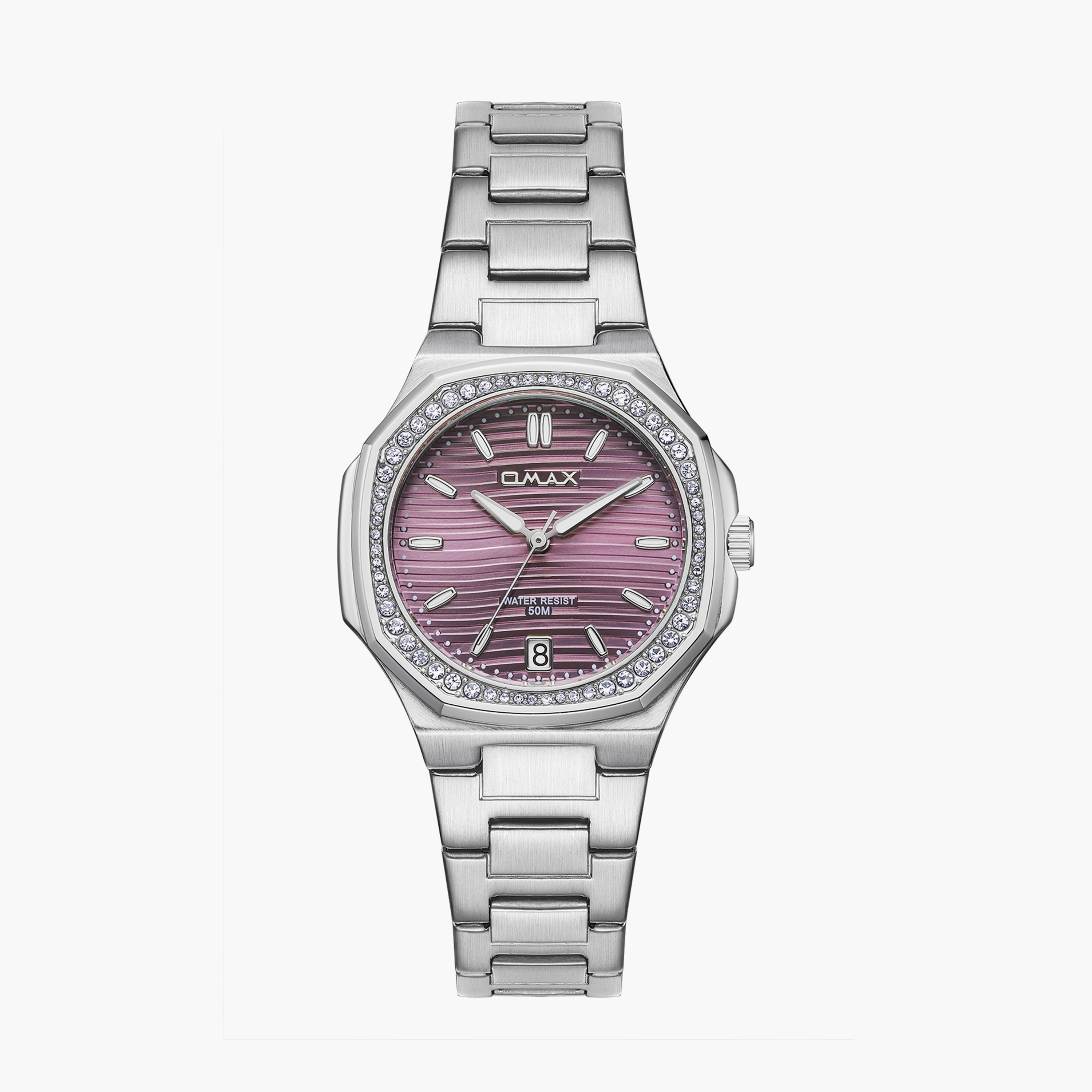 أوماكس- ساعة تناظرية   للنساء  سوار معدني  لون فضي   42مم | 00BFD006V002-women-watchesandjewellery-watches-image-21