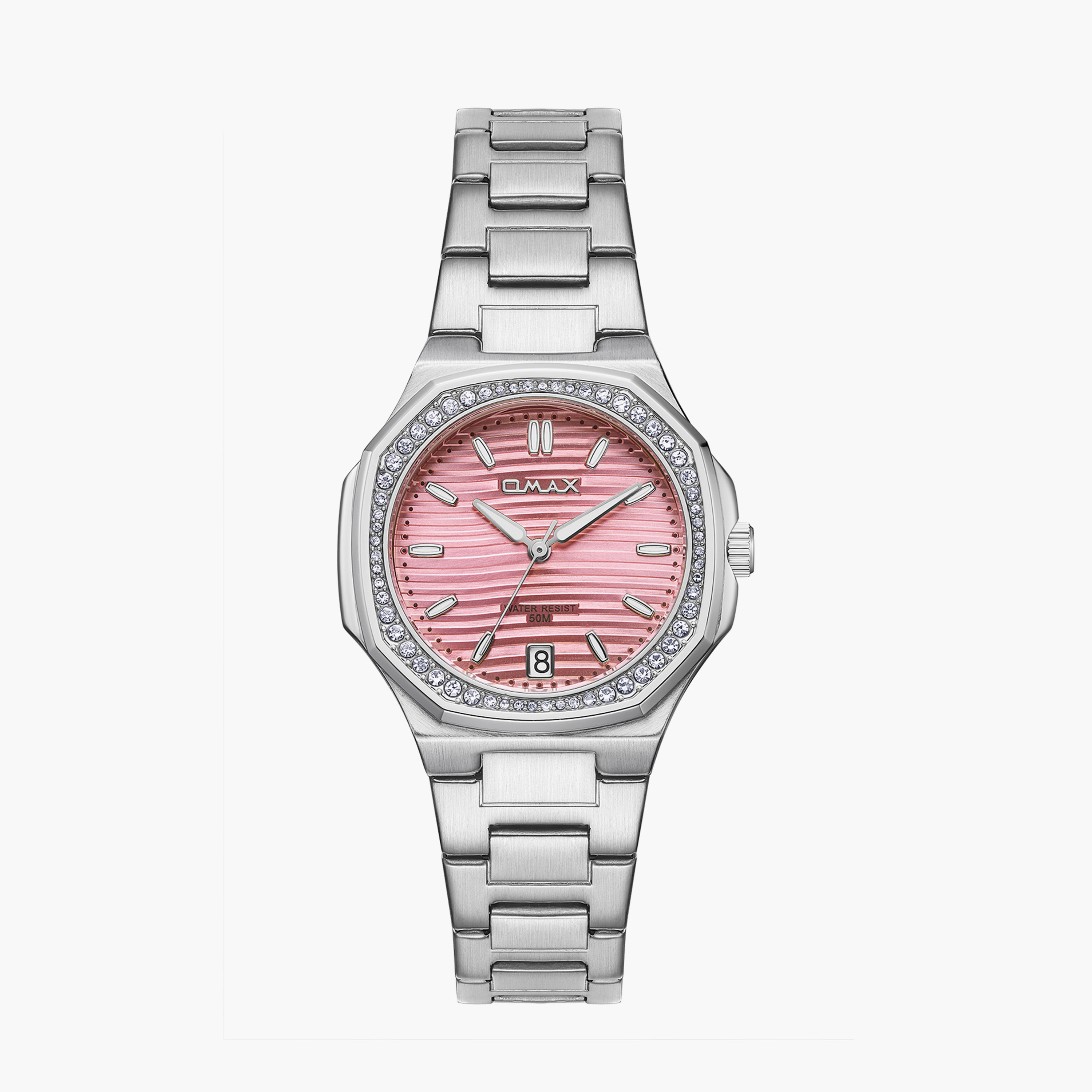 أوماكس- ساعة تناظرية   للنساء  سوار معدني  لون فضي   42مم | 00BFD006V002-women-watchesandjewellery-watches-image-33