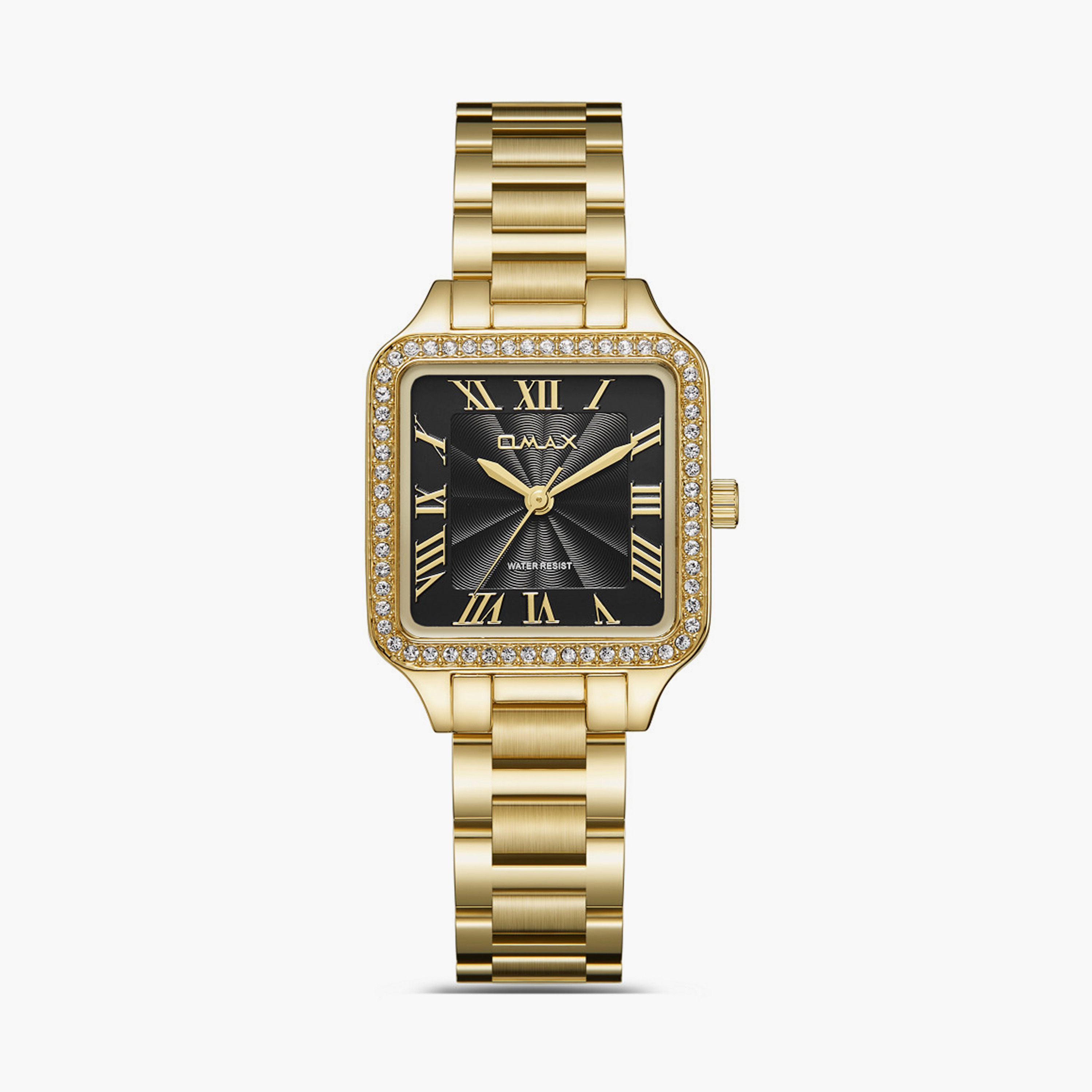 Omax Women's 28MM Gold Analog Metal Strap Watch | SQ-BS002G21R-women-watchesandjewellery-watches-image-1