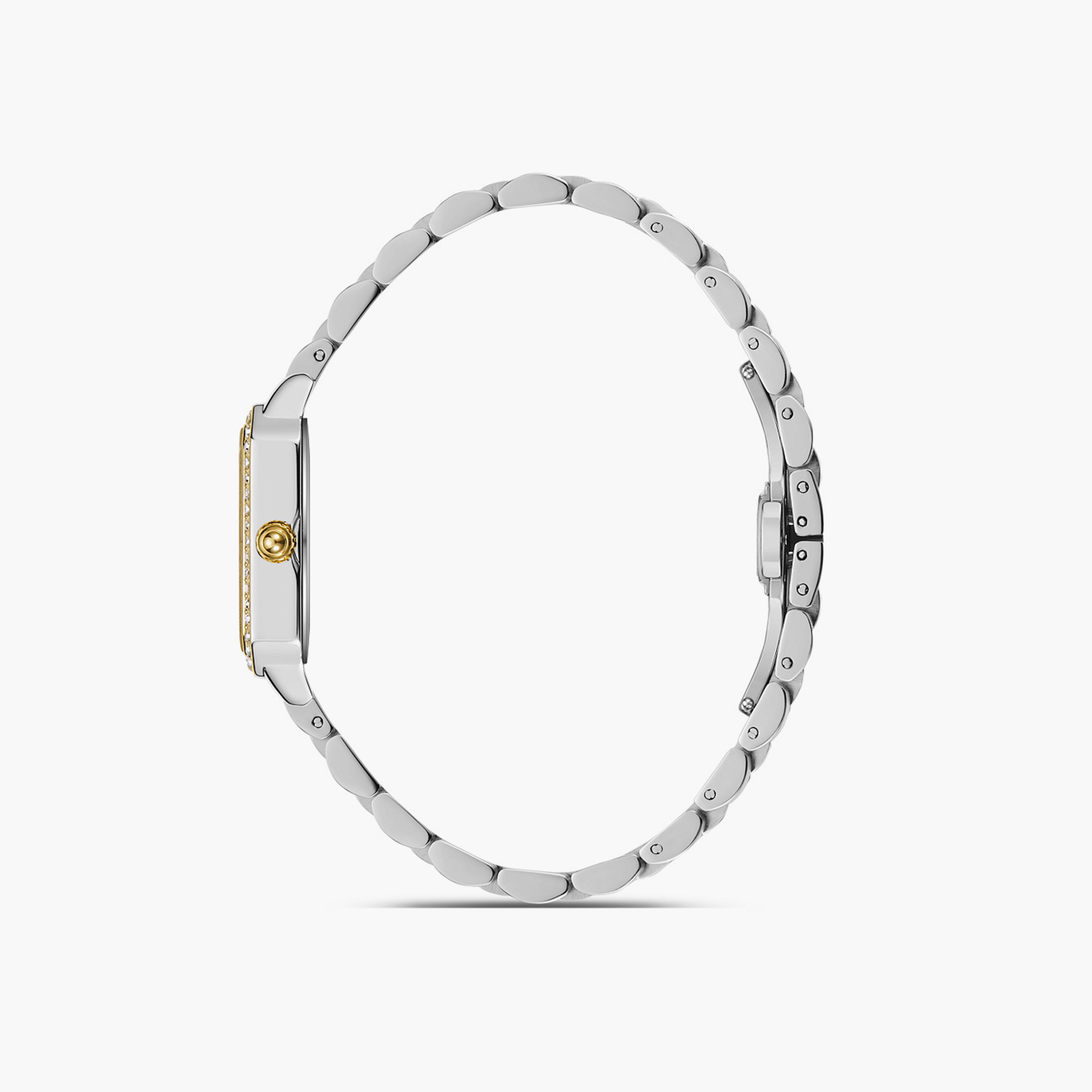 أوماكس- ساعة تناظرية   للنساء  سوار معدني  لون مزدوج   30مم | SQ-BS004T1II-women-watchesandjewellery-watches-image-2