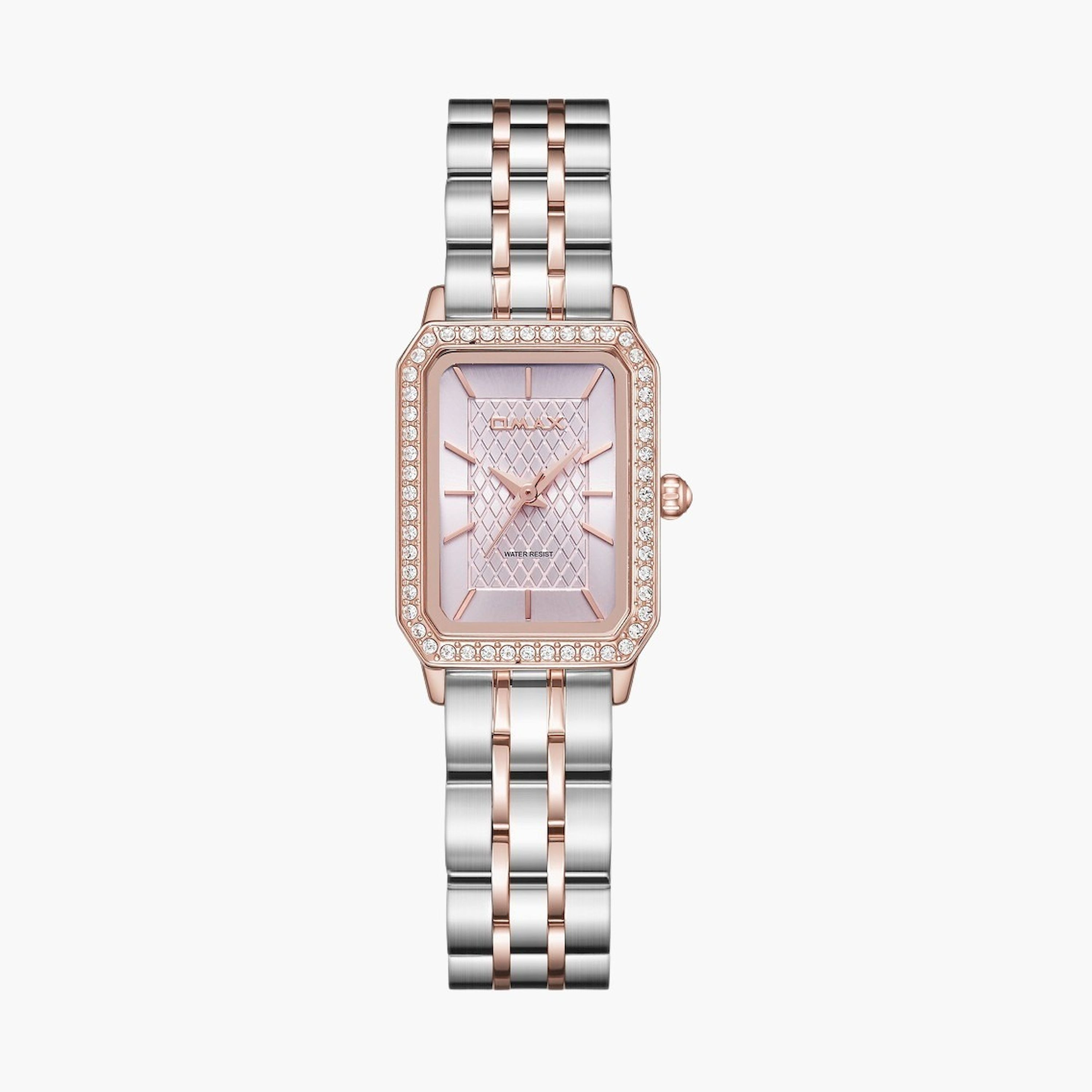 أوماكس- ساعة تناظرية   للنساء  سوار معدني  لون ذهبي   30مم | SQ-BS004CUSI-women-watchesandjewellery-watches-image-1