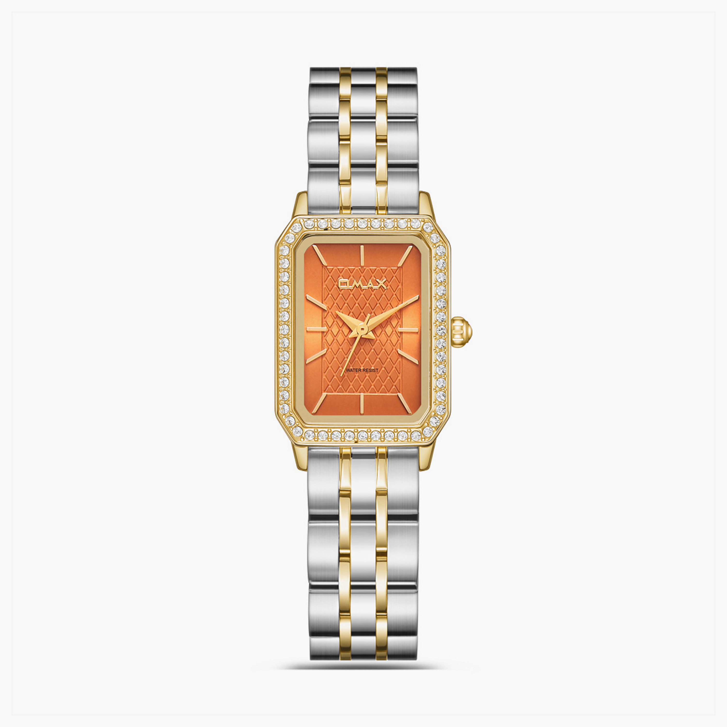 Omax Women's 30MM Gold Analog Metal Strap Watch | SQ-BS004CTSI-women-watchesandjewellery-watches-image-5