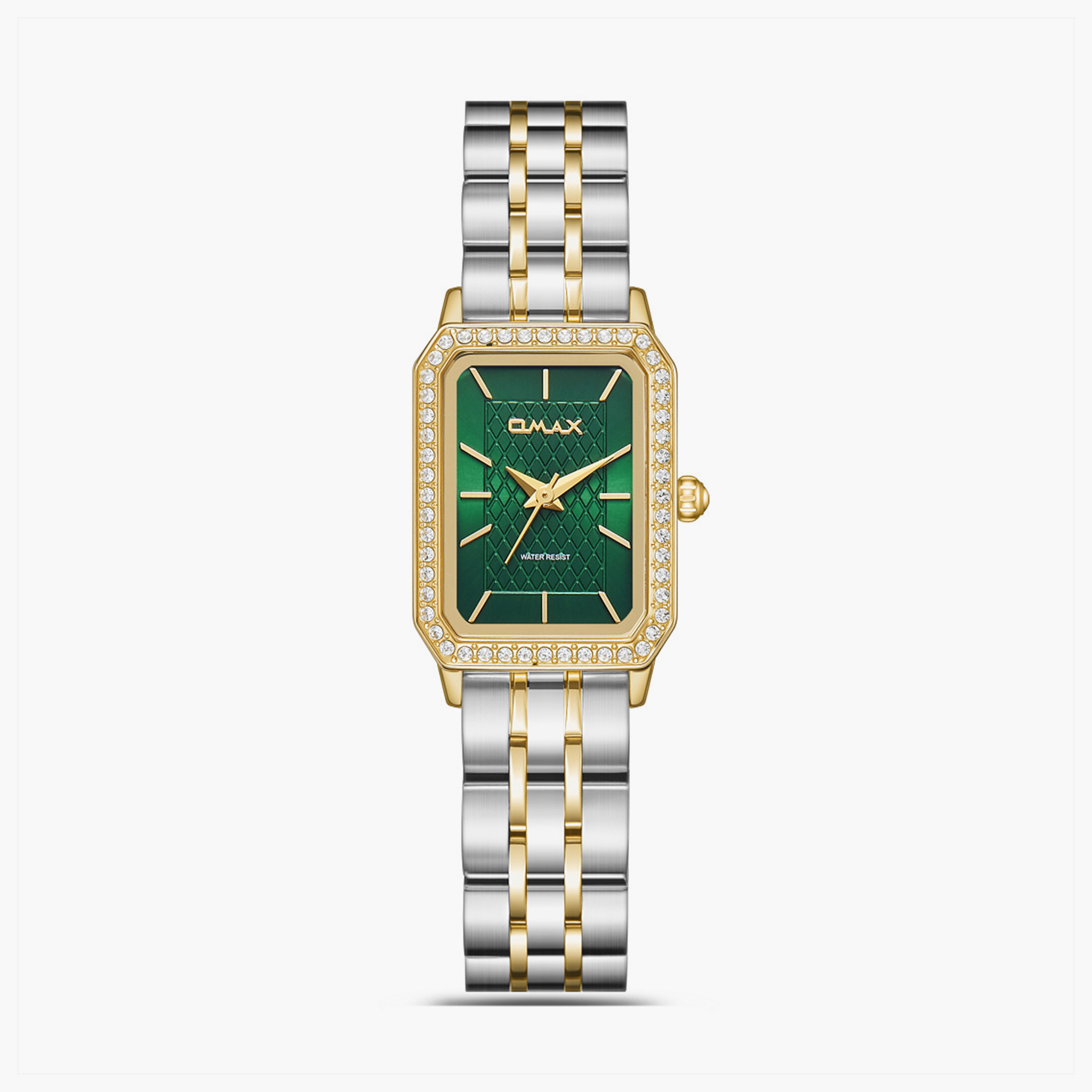 Omax Women's 30MM Dual Tone Analog Metal Strap Watch | SQ-BS004TDII-women-watchesandjewellery-watches-image-1