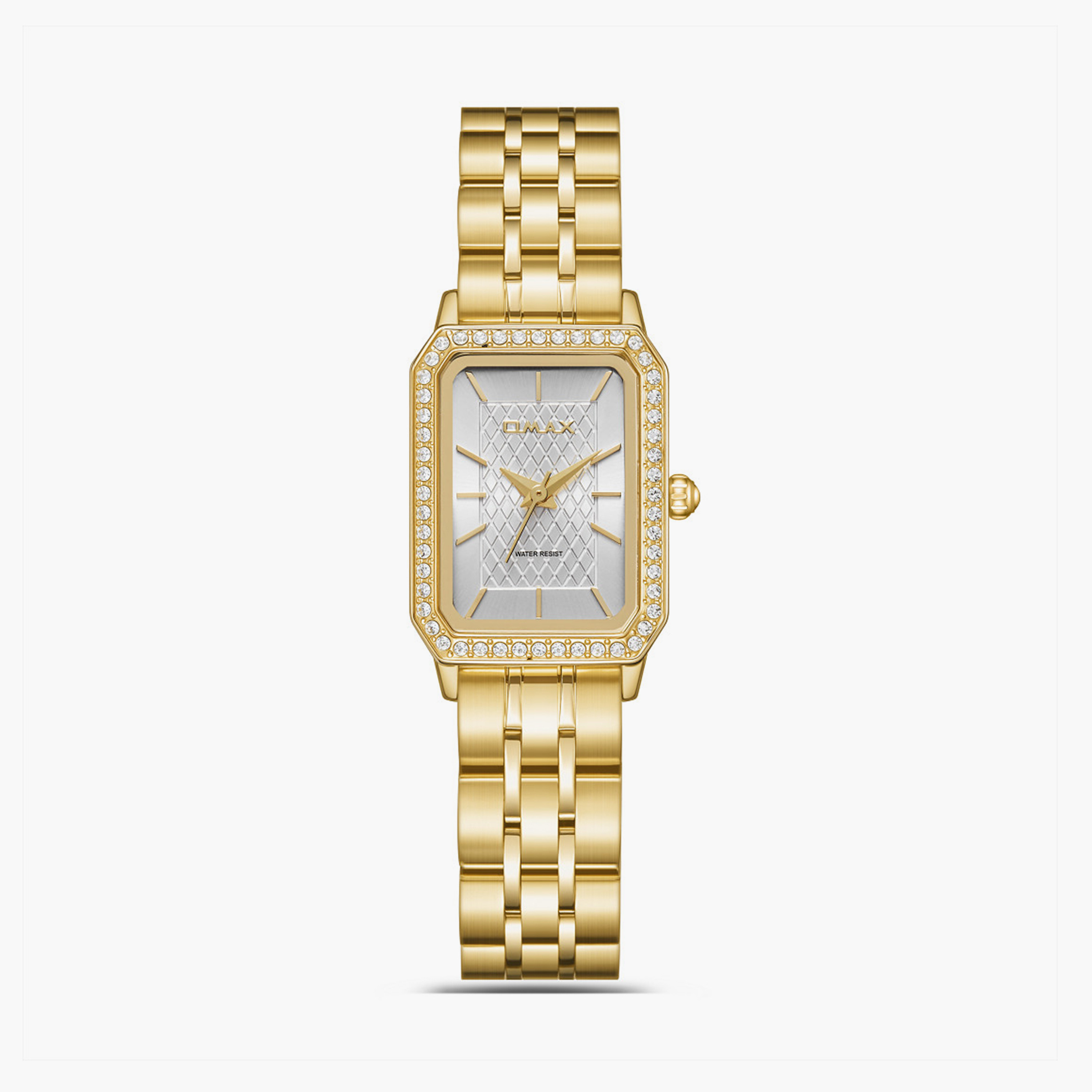 أوماكس- ساعة تناظرية   للنساء  سوار معدني  لون ذهبي   30مم | SQ-BS004G31I-women-watchesandjewellery-watches-image-1