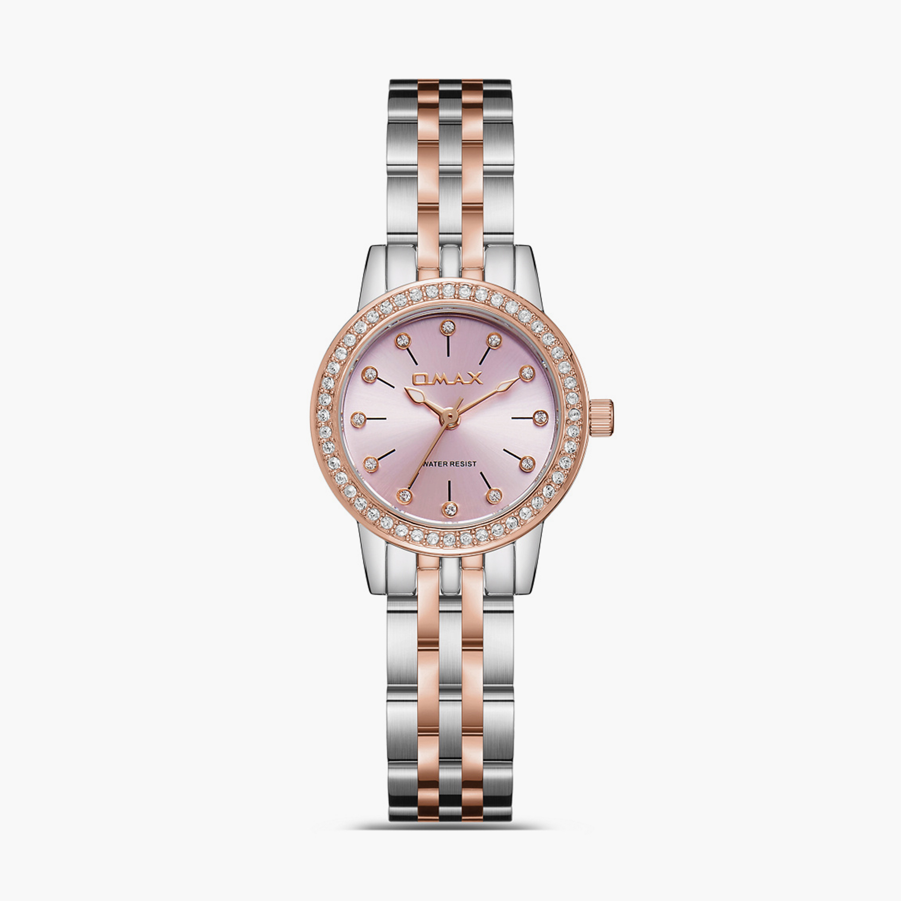 Omax Women's 26MM Gold Analog Metal Strap Watch | SQ-BS006CUSS-women-watchesandjewellery-watches-image-1
