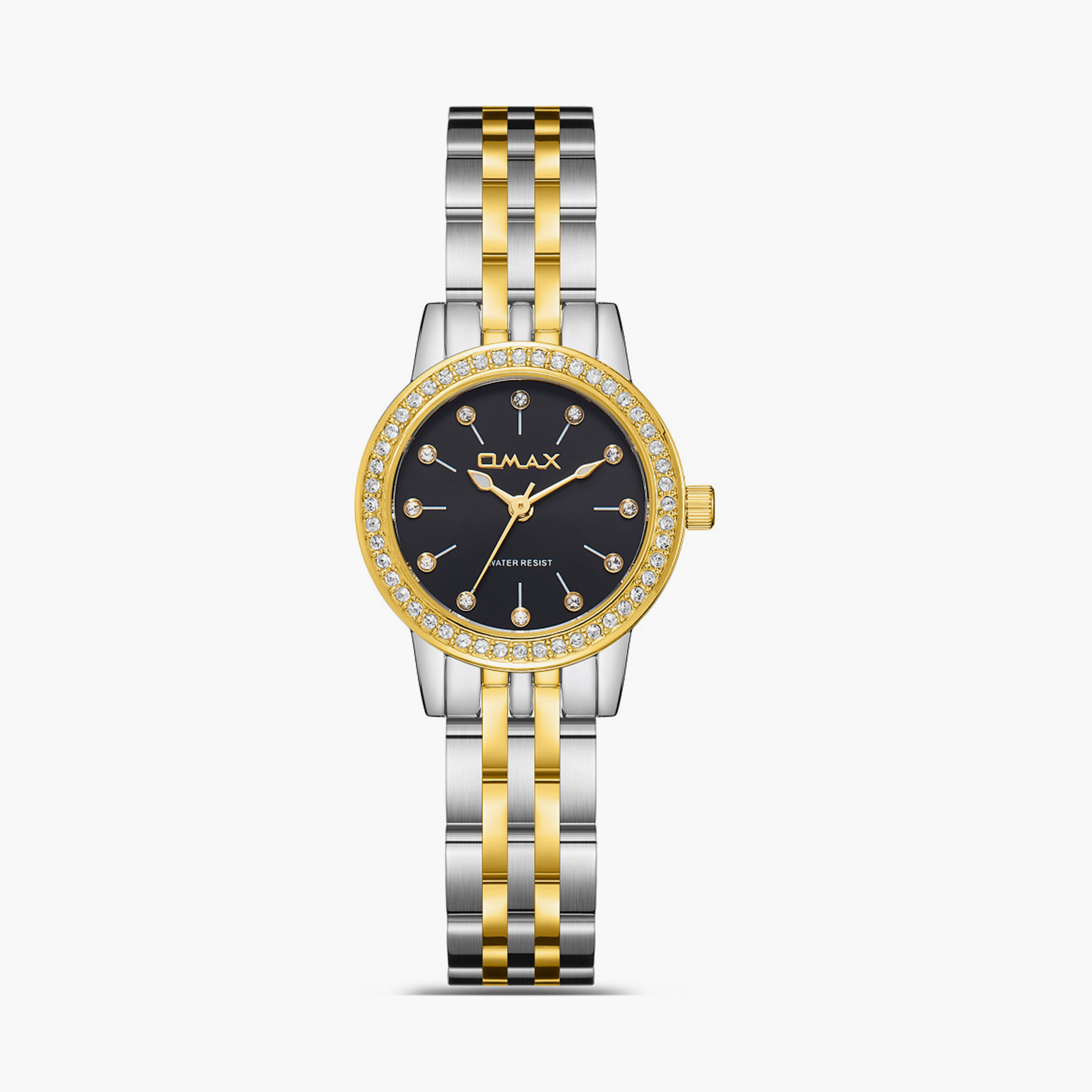 أوماكس- ساعة تناظرية   للنساء  سوار معدني  لون ذهبي   26مم | SQ-BS006GD1S-women-watchesandjewellery-watches-image-1