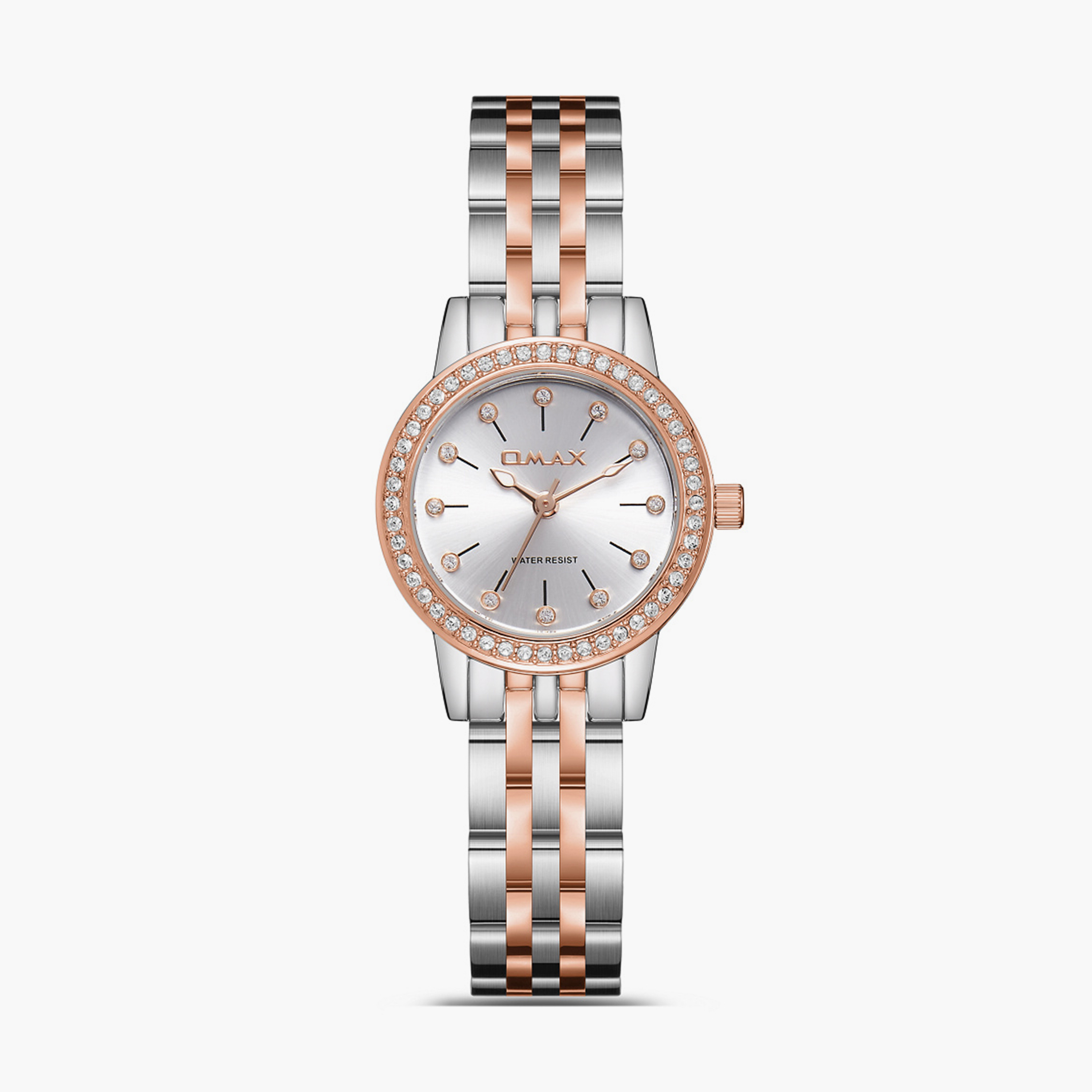 أوماكس- ساعة تناظرية   للنساء  سوار معدني  لون ذهبي   26مم | SQ-BS006C3SS-women-watchesandjewellery-watches-image-1