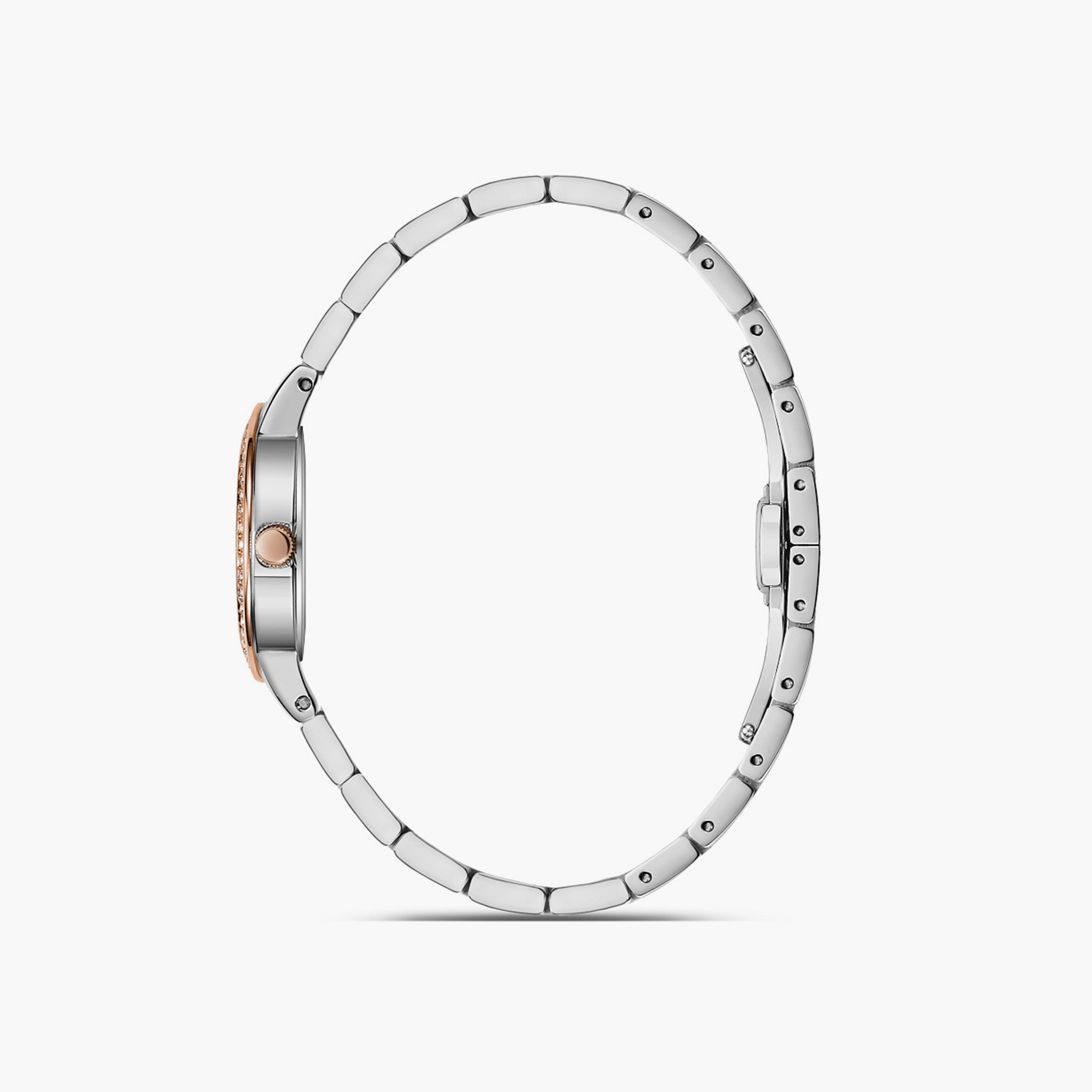 Omax Women's 26MM Gold Analog Metal Strap Watch | SQ-BS006C3SS-women-watchesandjewellery-watches-image-2