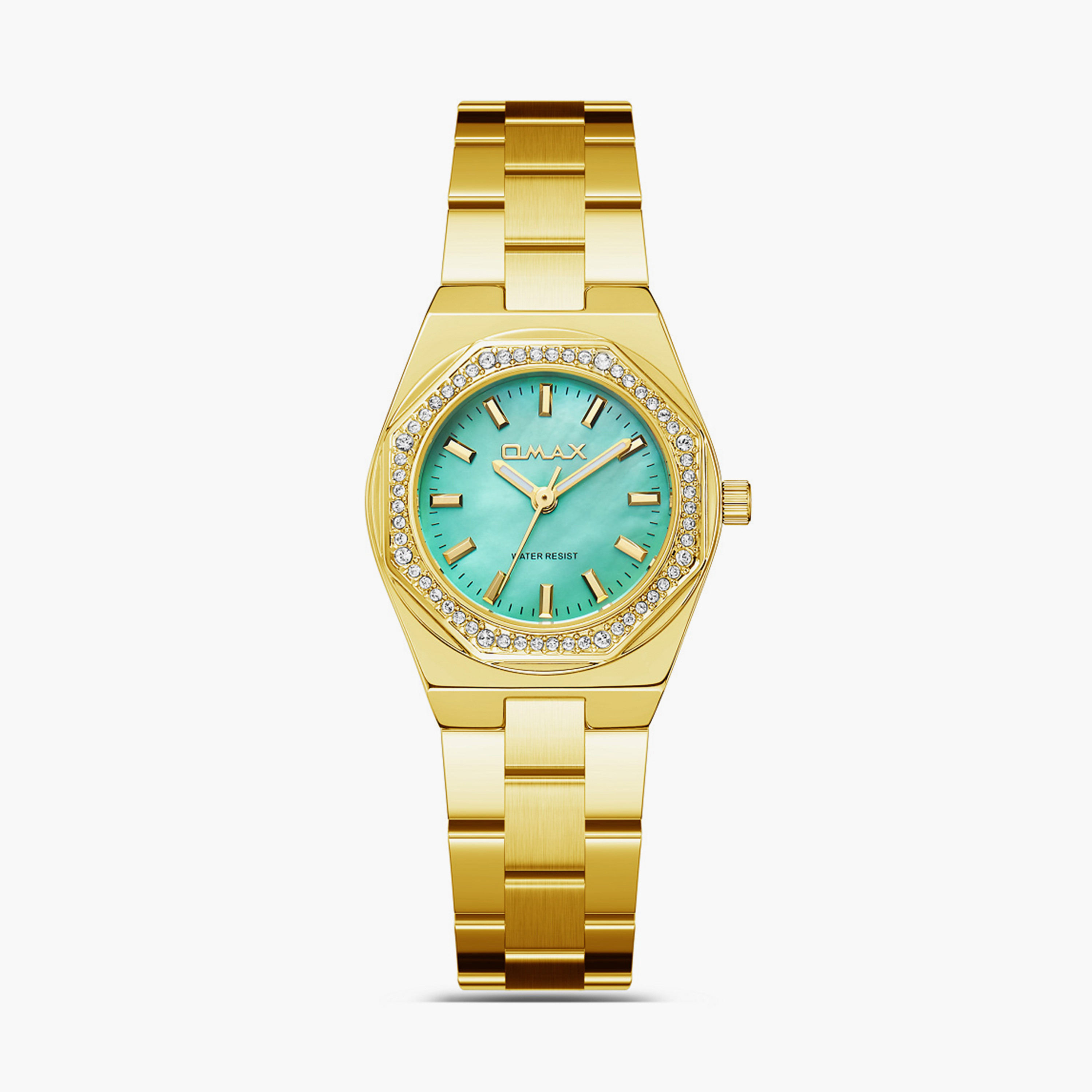 Omax Women's 28MM Gold Analog Metal Strap Watch | SQ-BS008G21I-women-watchesandjewellery-watches-image-5