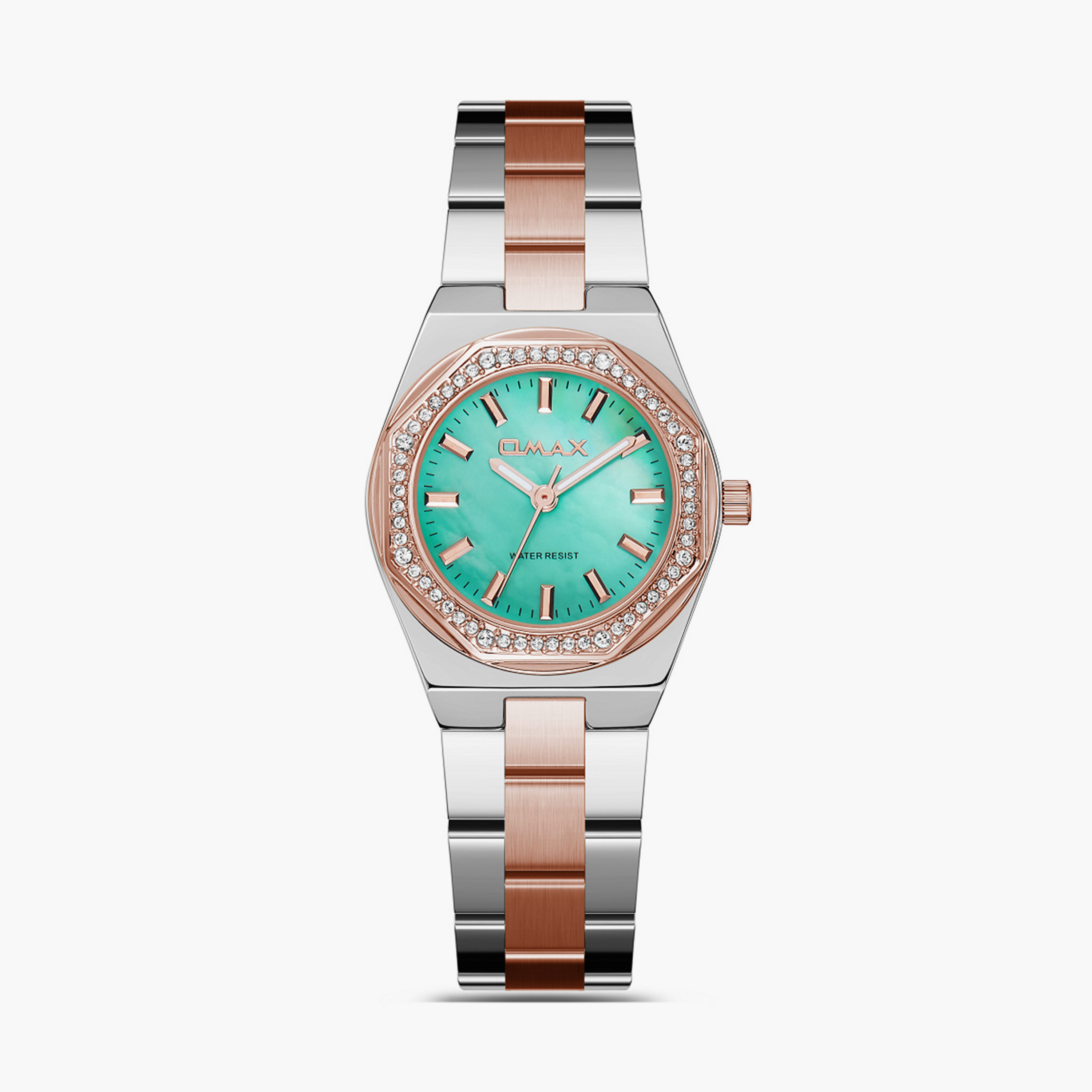 أوماكس- ساعة تناظرية   للنساء  سوار معدني  لون ذهبي   28مم | SQ-BS008C2SI-women-watchesandjewellery-watches-image-9