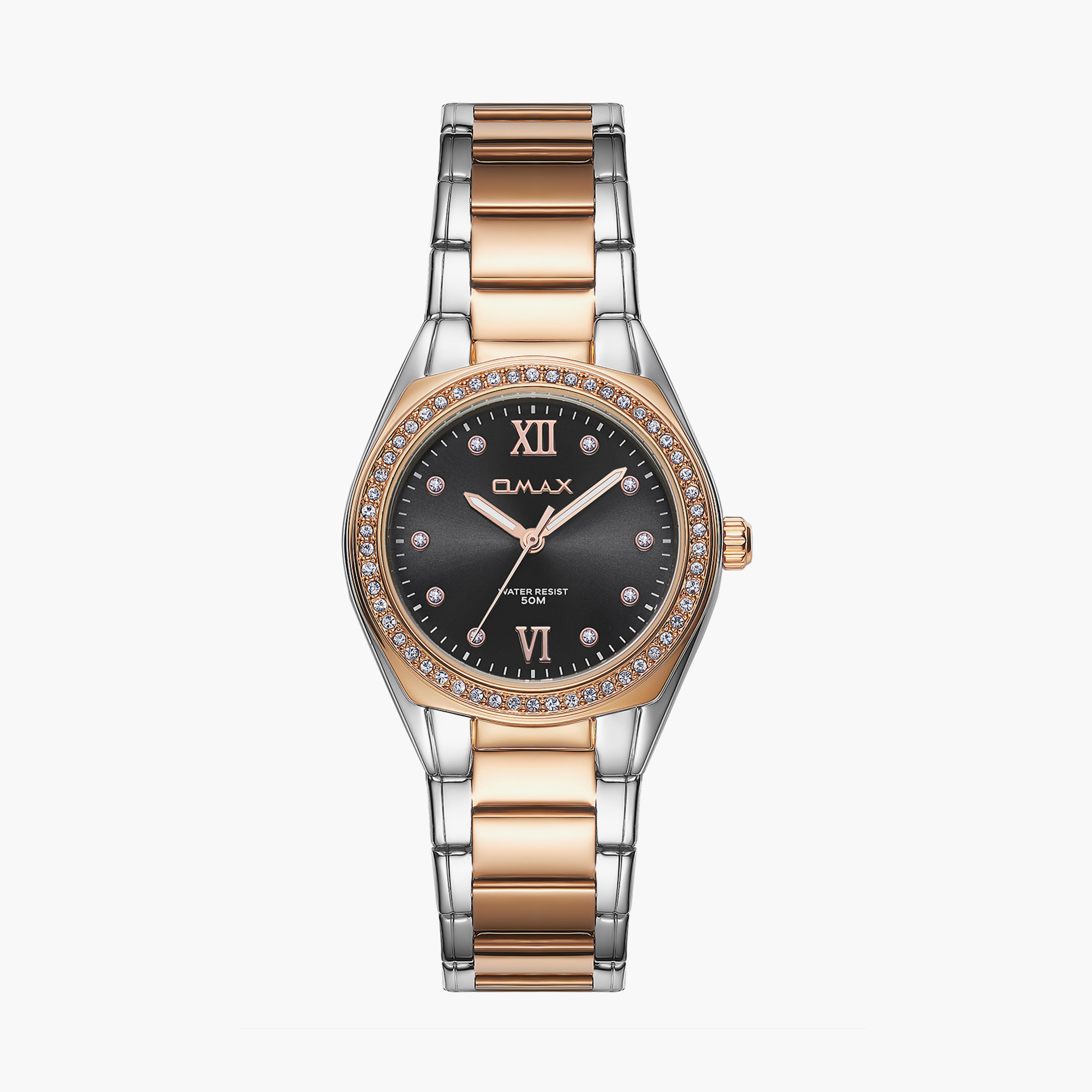 Omax Women's 36MM Gold Analog Metal Strap Watch | 00JAS016N002-women-watchesandjewellery-watches-image-5