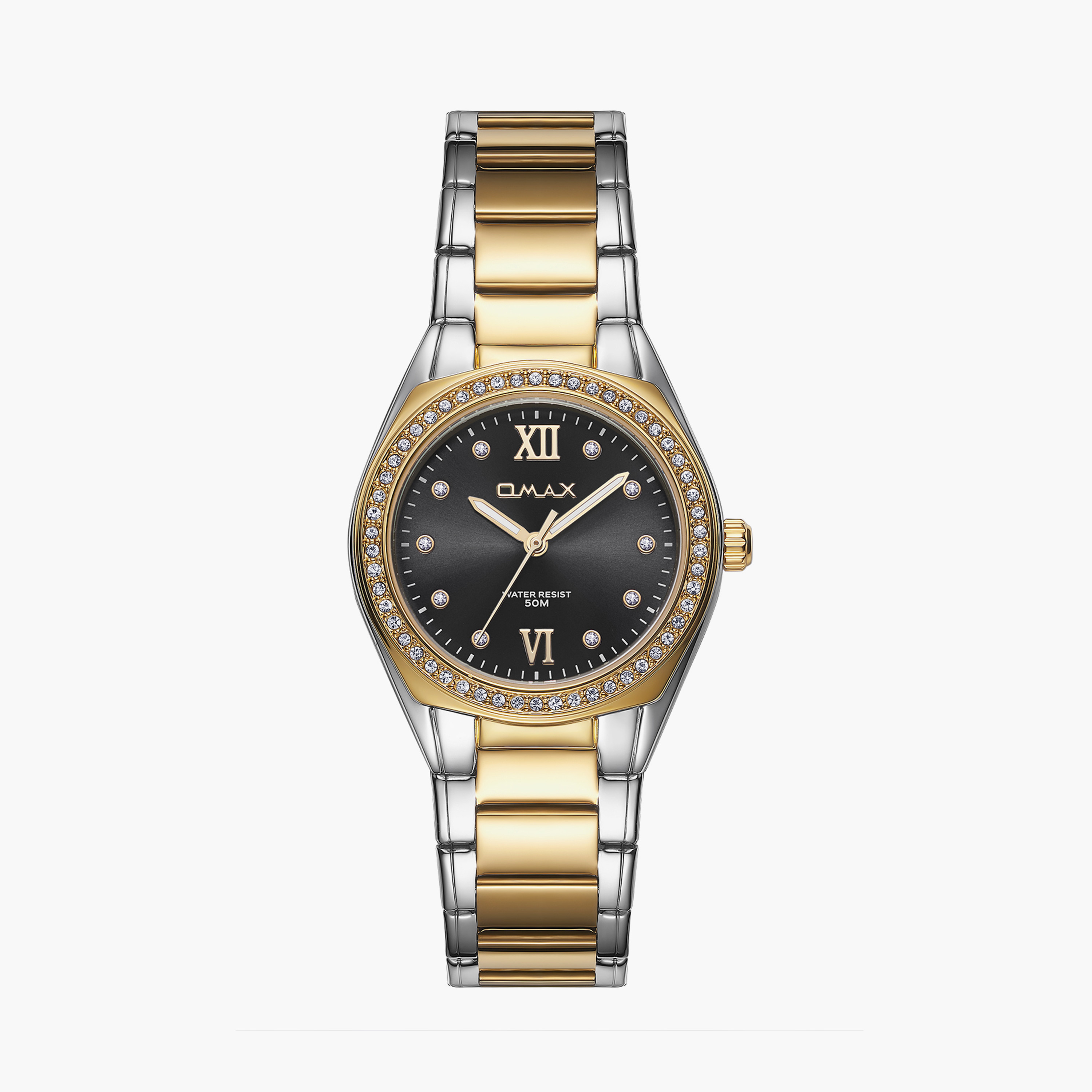 Omax Women's 36MM Gold Analog Metal Strap Watch | 00JAS016N002-women-watchesandjewellery-watches-image-1