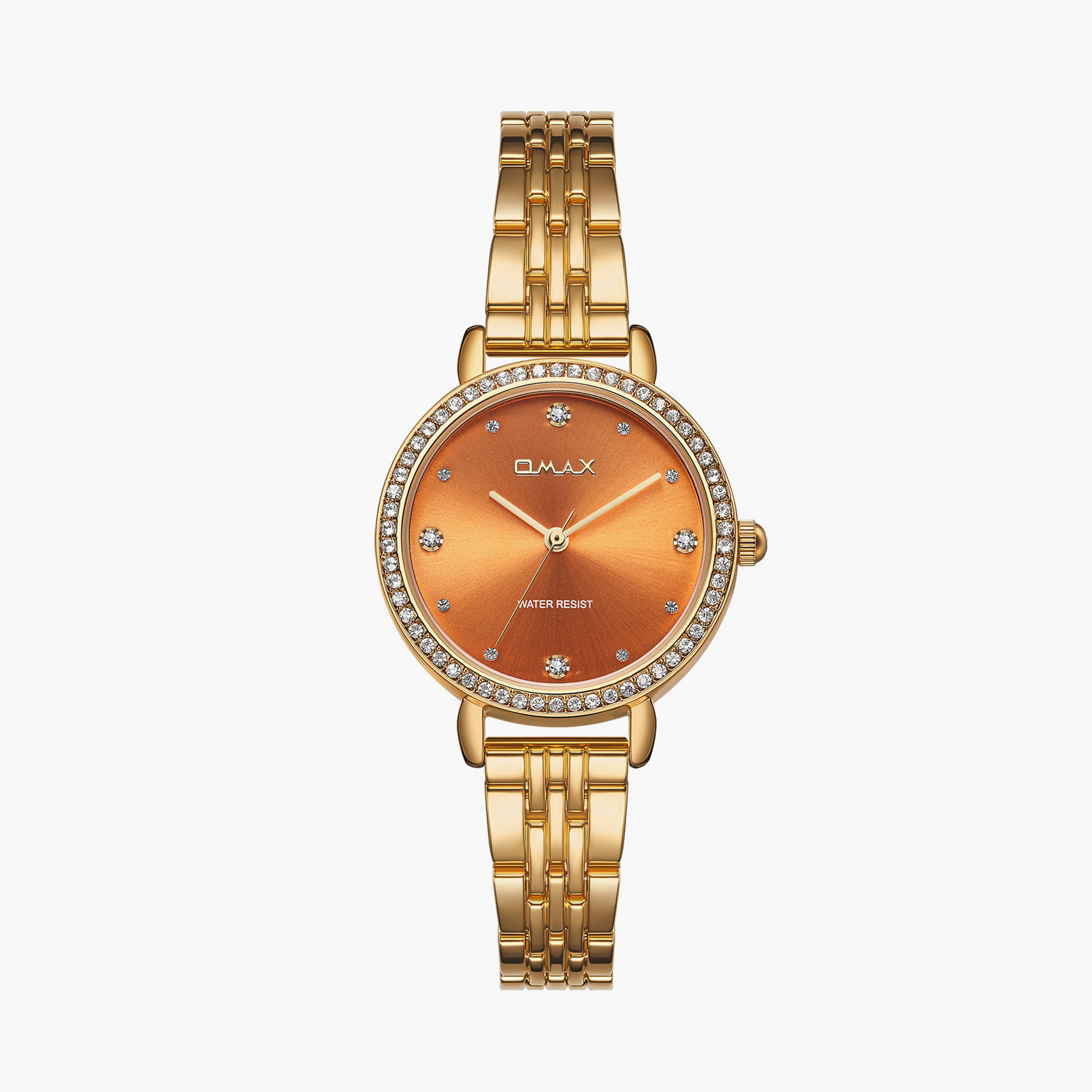 أوماكس- ساعة تناظرية   للنساء  سوار معدني  لون ذهبي   31مم | UT-CS002GF1S-women-watchesandjewellery-watches-image-1
