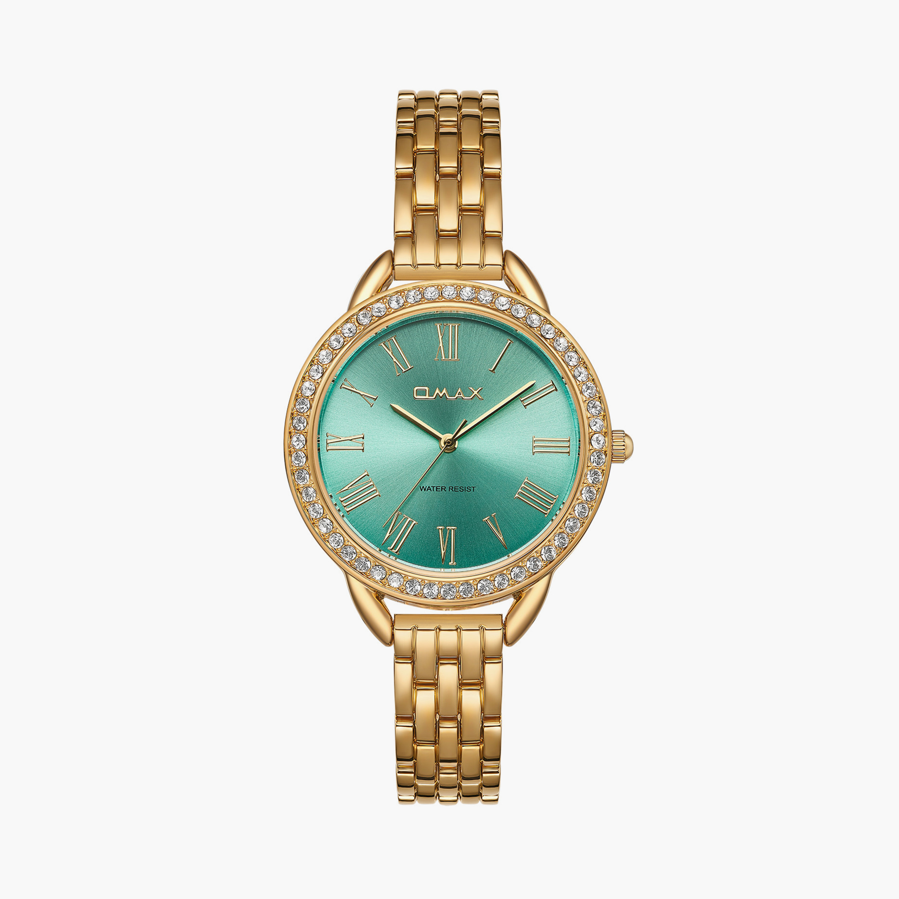Omax Women's 32MM Gold Analog Metal Strap Watch | UT-CS006G21A-women-watchesandjewellery-watches-image-1