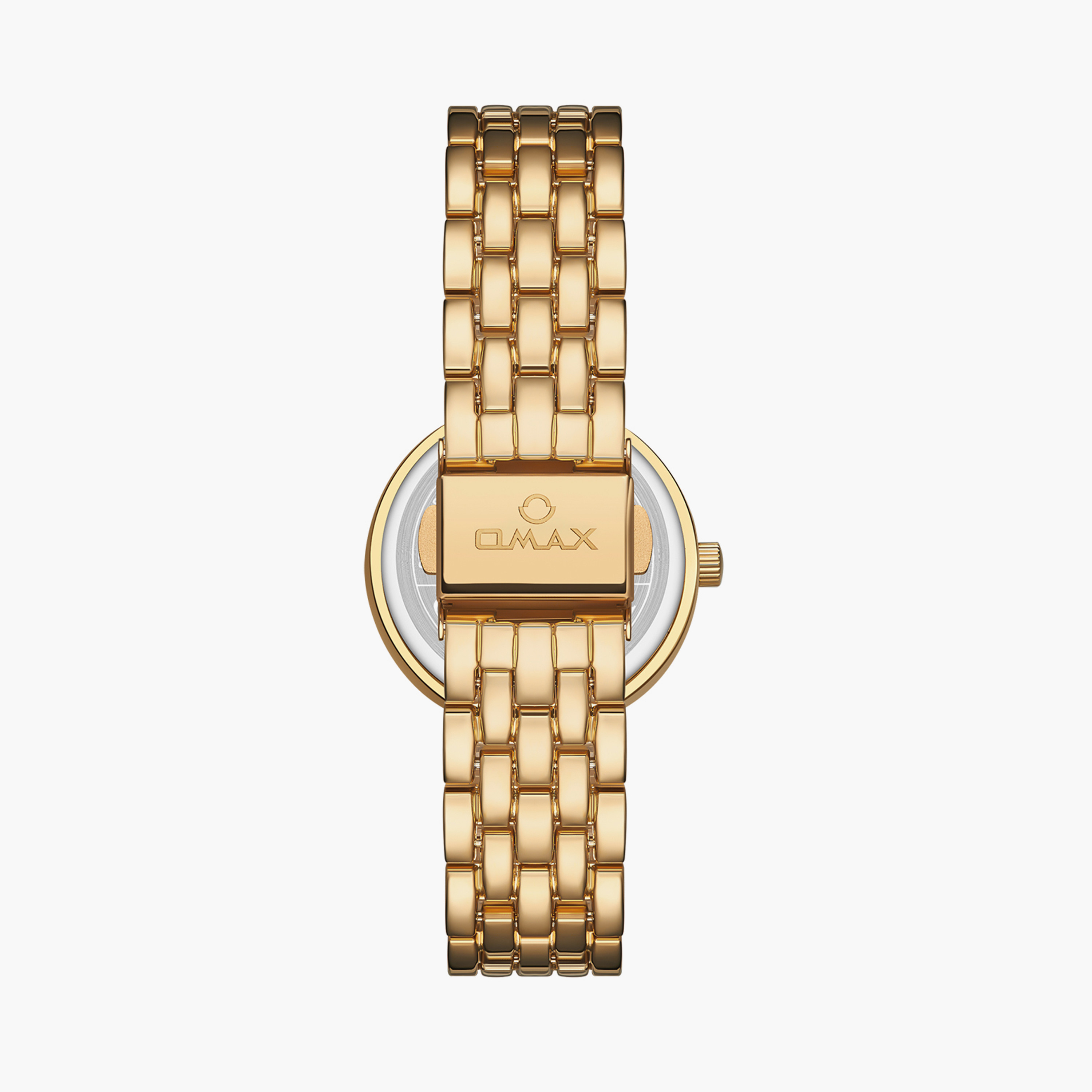 Omax Women's 28MM Gold Analog Metal Strap Watch | UT-DS006G91I-women-watchesandjewellery-watches-image-3