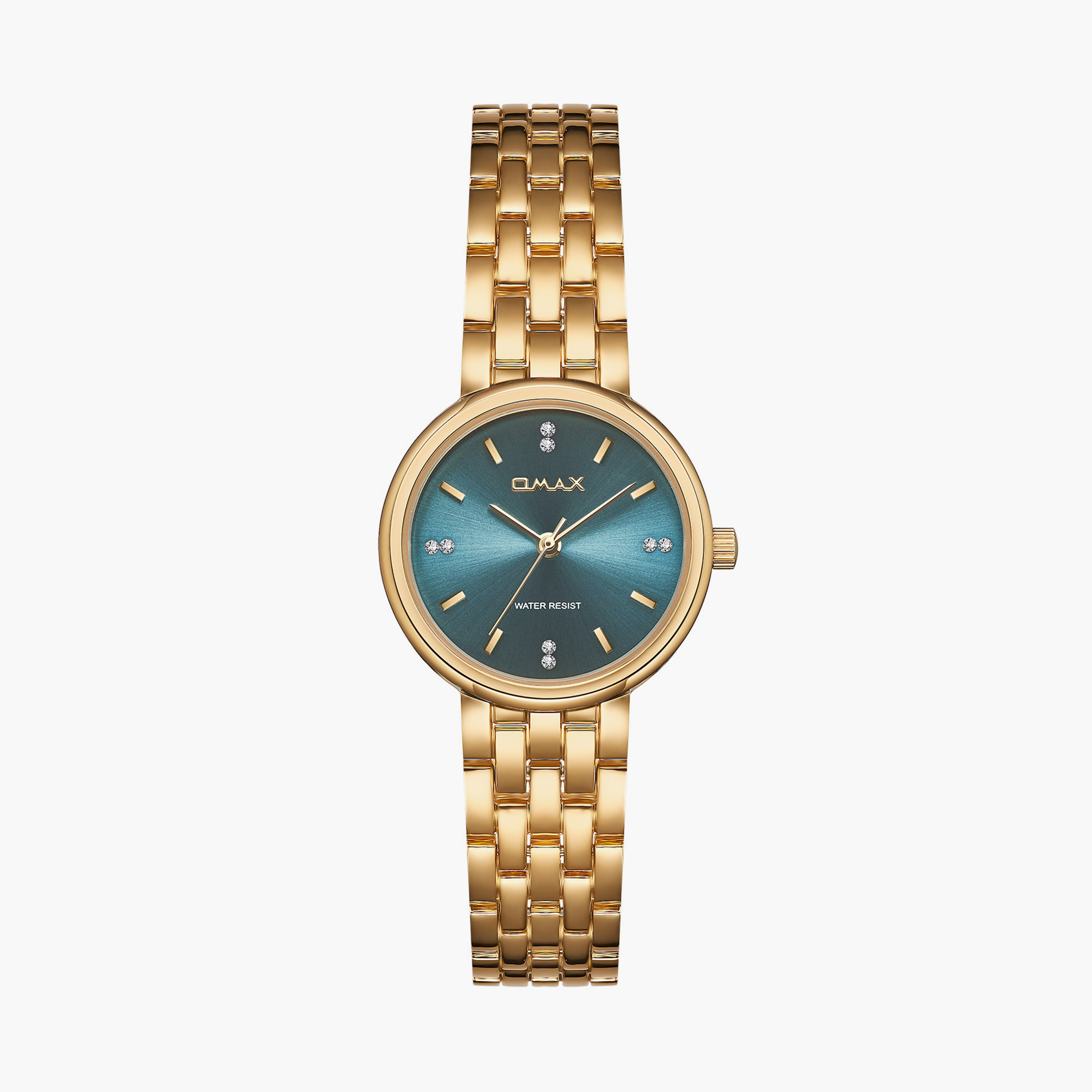 Omax Women's 28MM Gold Analog Metal Strap Watch | UT-DS006G61I-women-watchesandjewellery-watches-image-1
