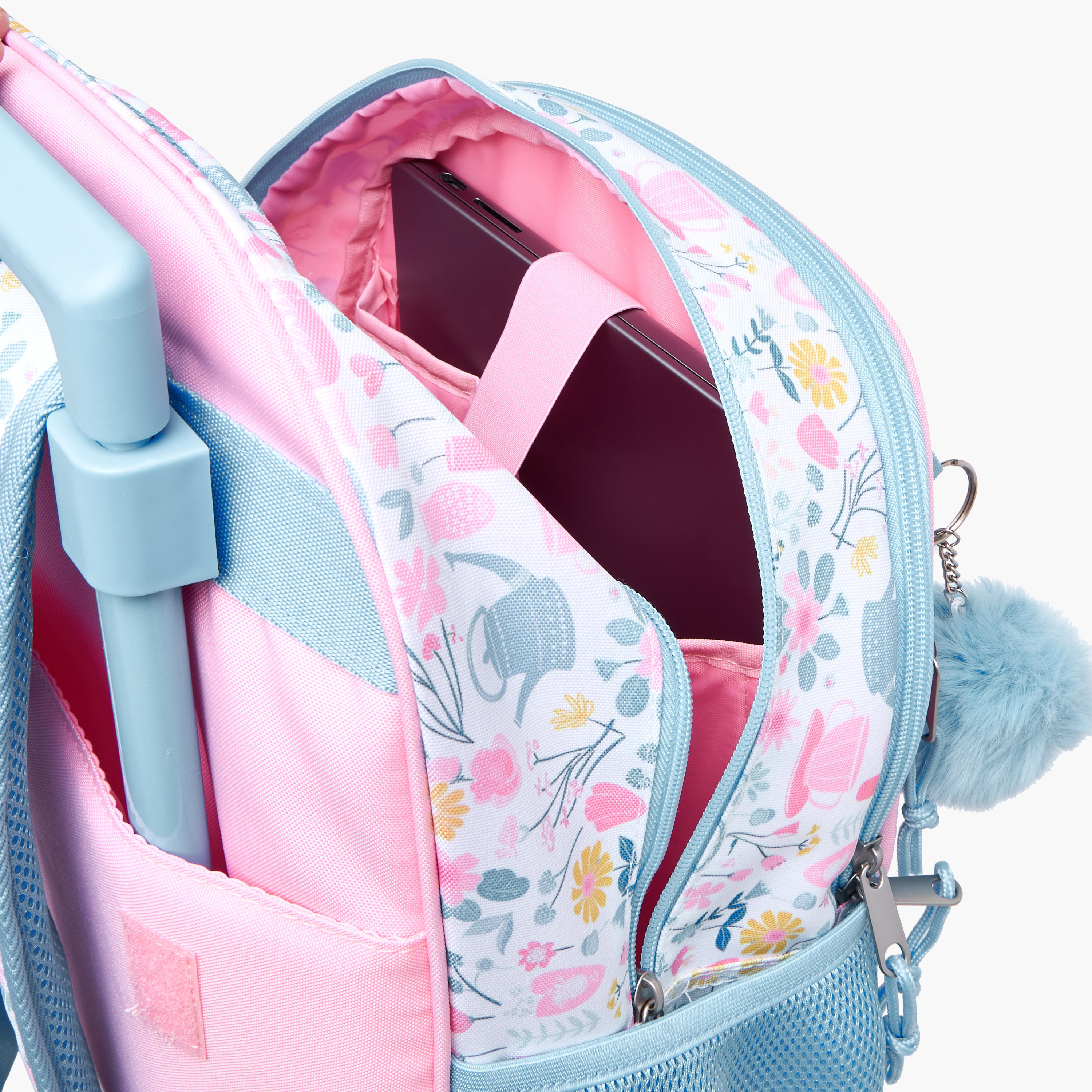 Juniors Printed Trolley Backpack with Retractable Handle - 17 inches-school-bagsandbackpacks-trolleybags-image-8