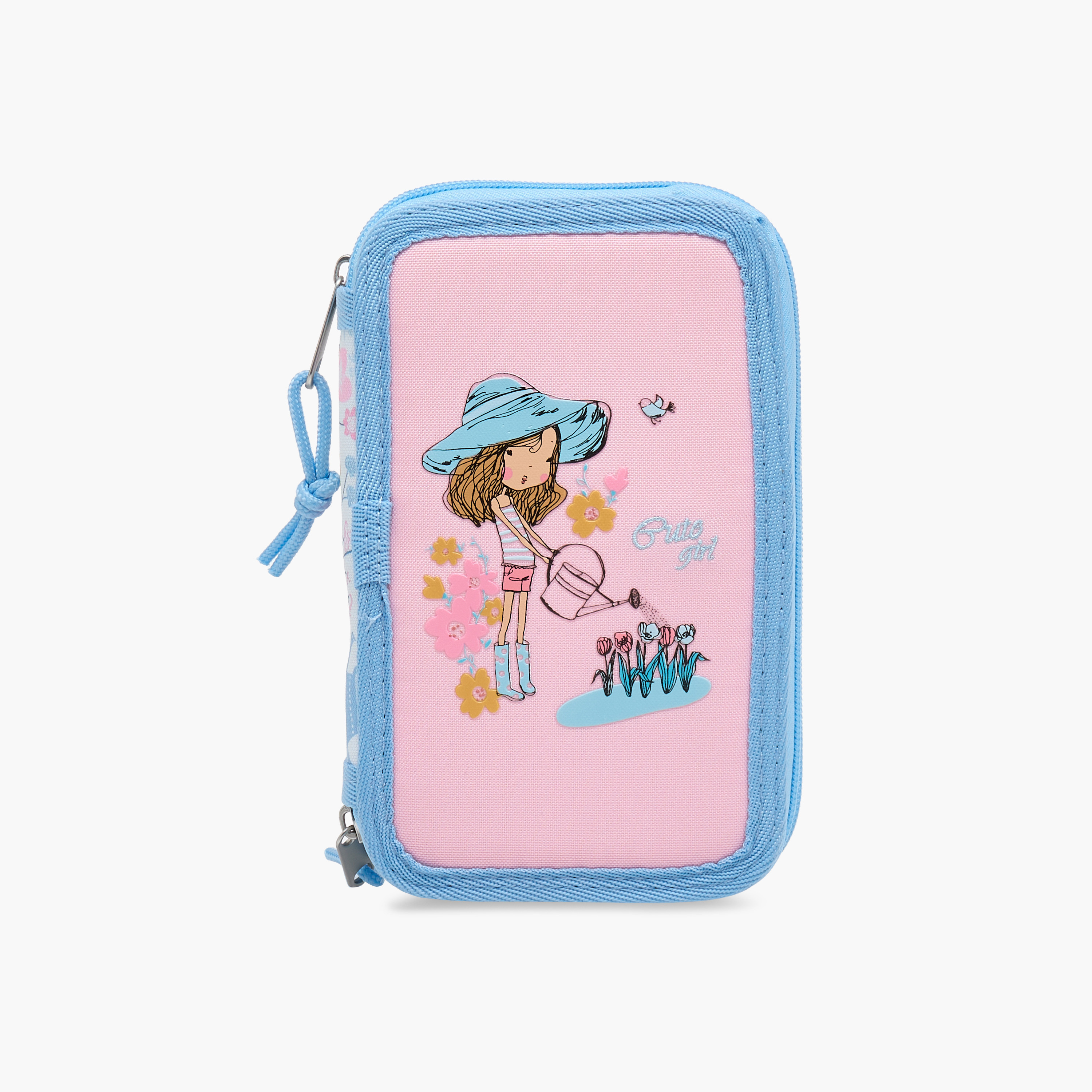 Juniors Printed Pencil Pouch with Zip Closure-school-stationery-pencilcases-image-1