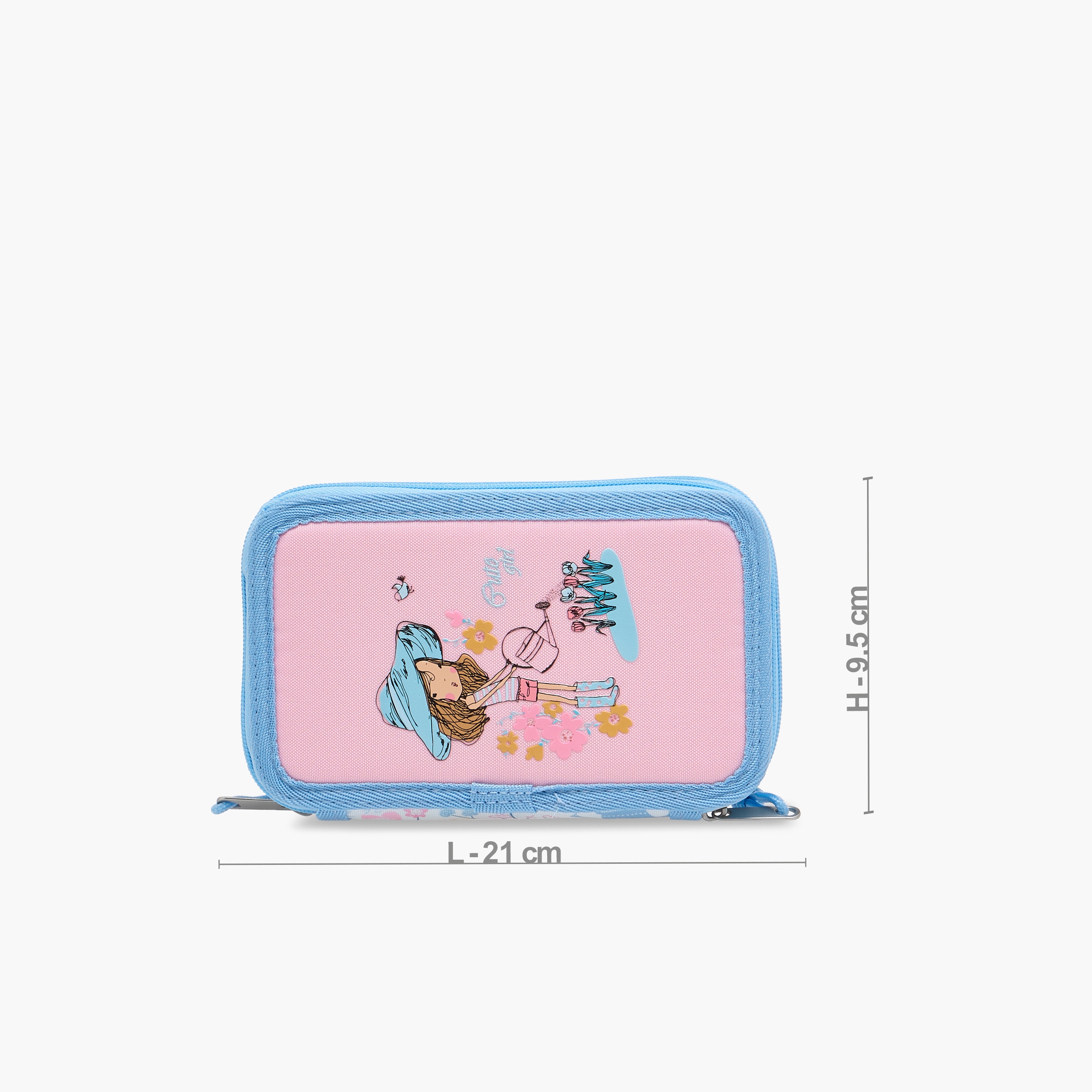 Juniors Printed Pencil Pouch with Zip Closure-school-stationery-pencilcases-image-2