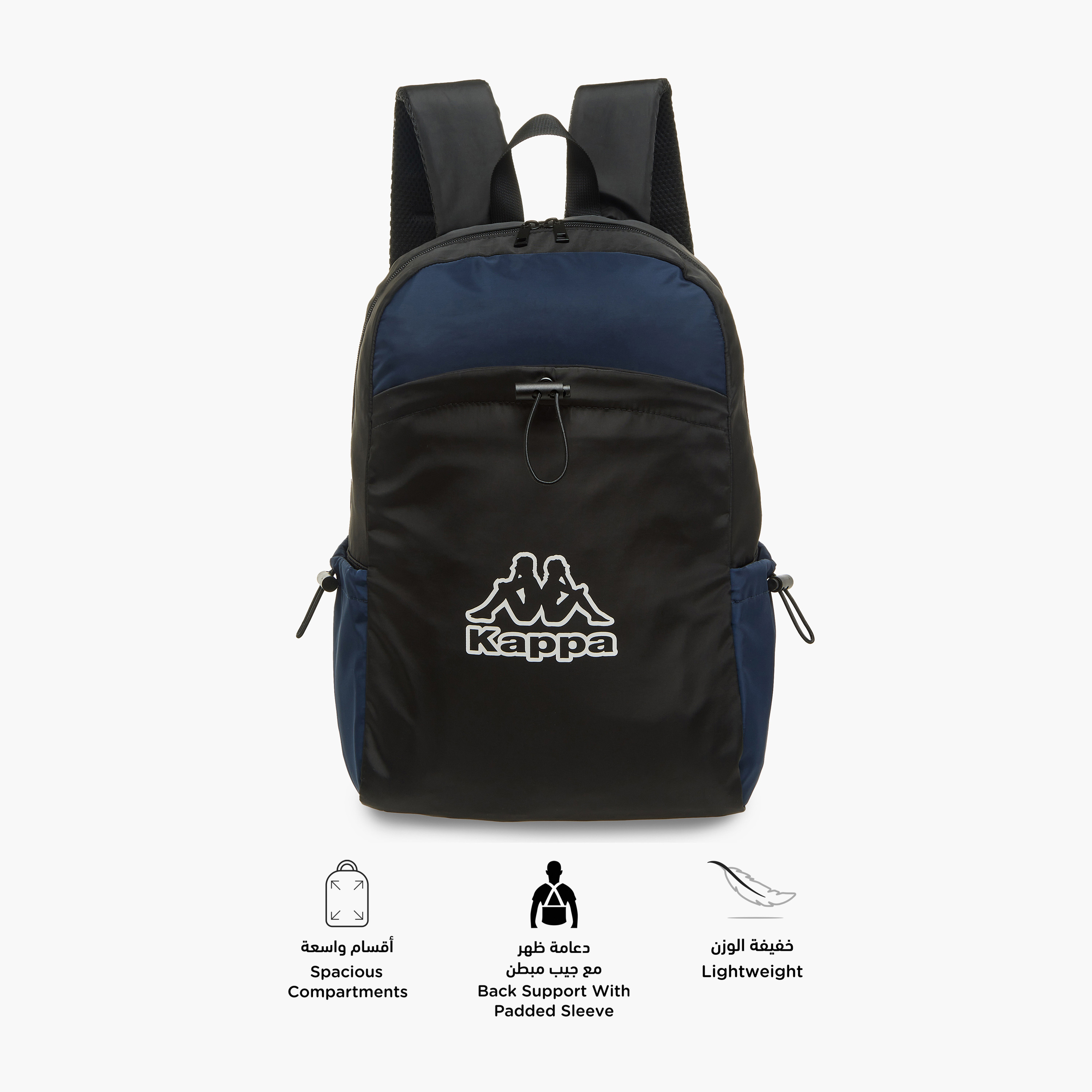 شنطة ظهر بطبعات وحمّالات قابلة للتعديل وسحّاب إغلاق وطبعات شعار من كابا-boys-accessories-bagsandbackpacks-image-4