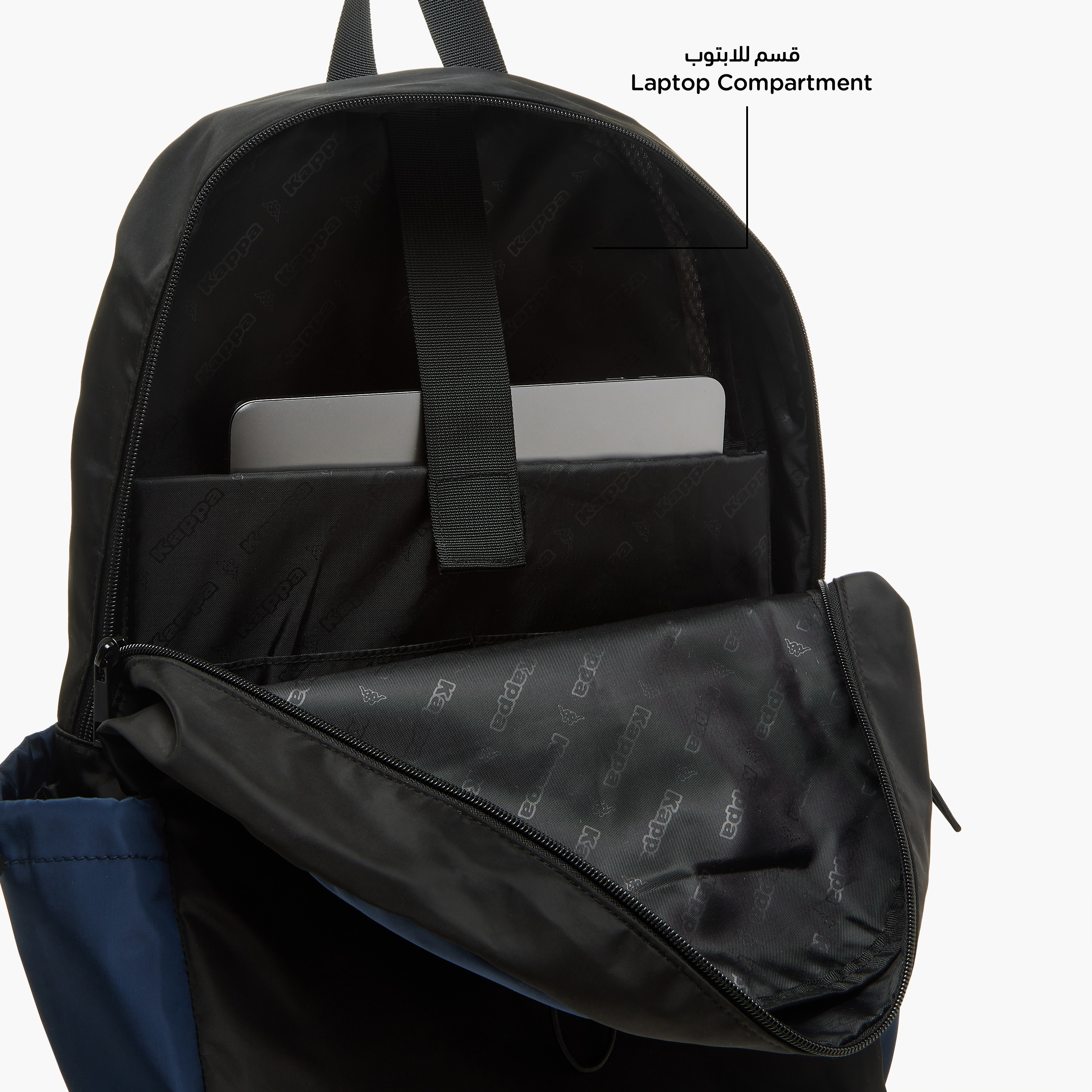 شنطة ظهر بطبعات وحمّالات قابلة للتعديل وسحّاب إغلاق وطبعات شعار من كابا-boys-accessories-bagsandbackpacks-image-8