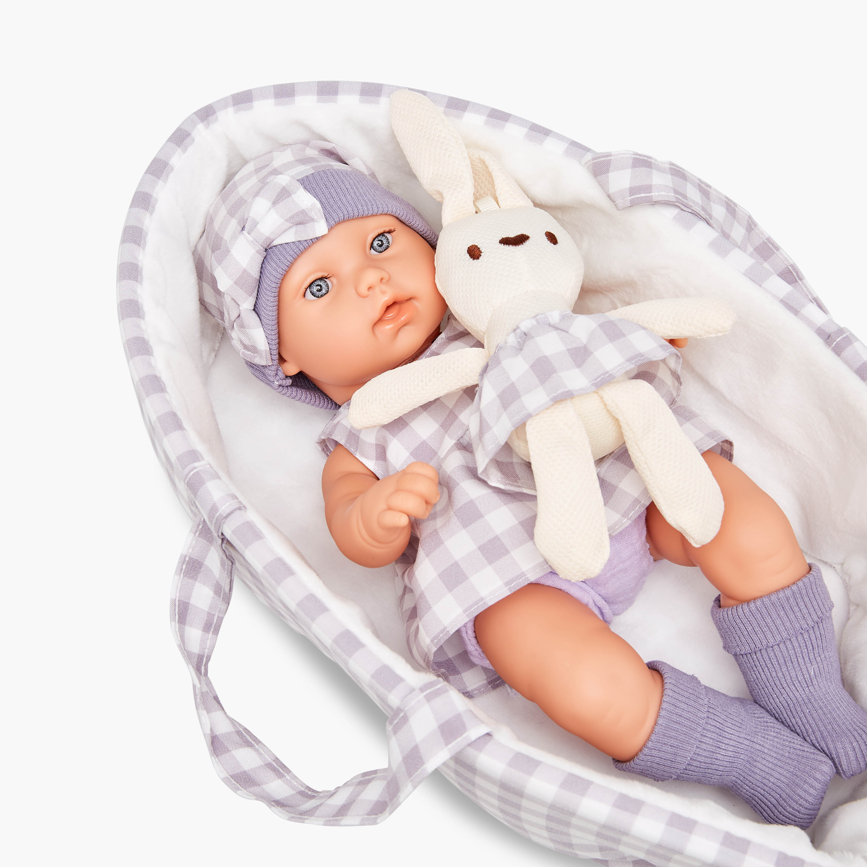 Baby Doll Playset with Bunny and Carry Basket - 35 cm-toys-dollsandplaysets-dolls-image-7