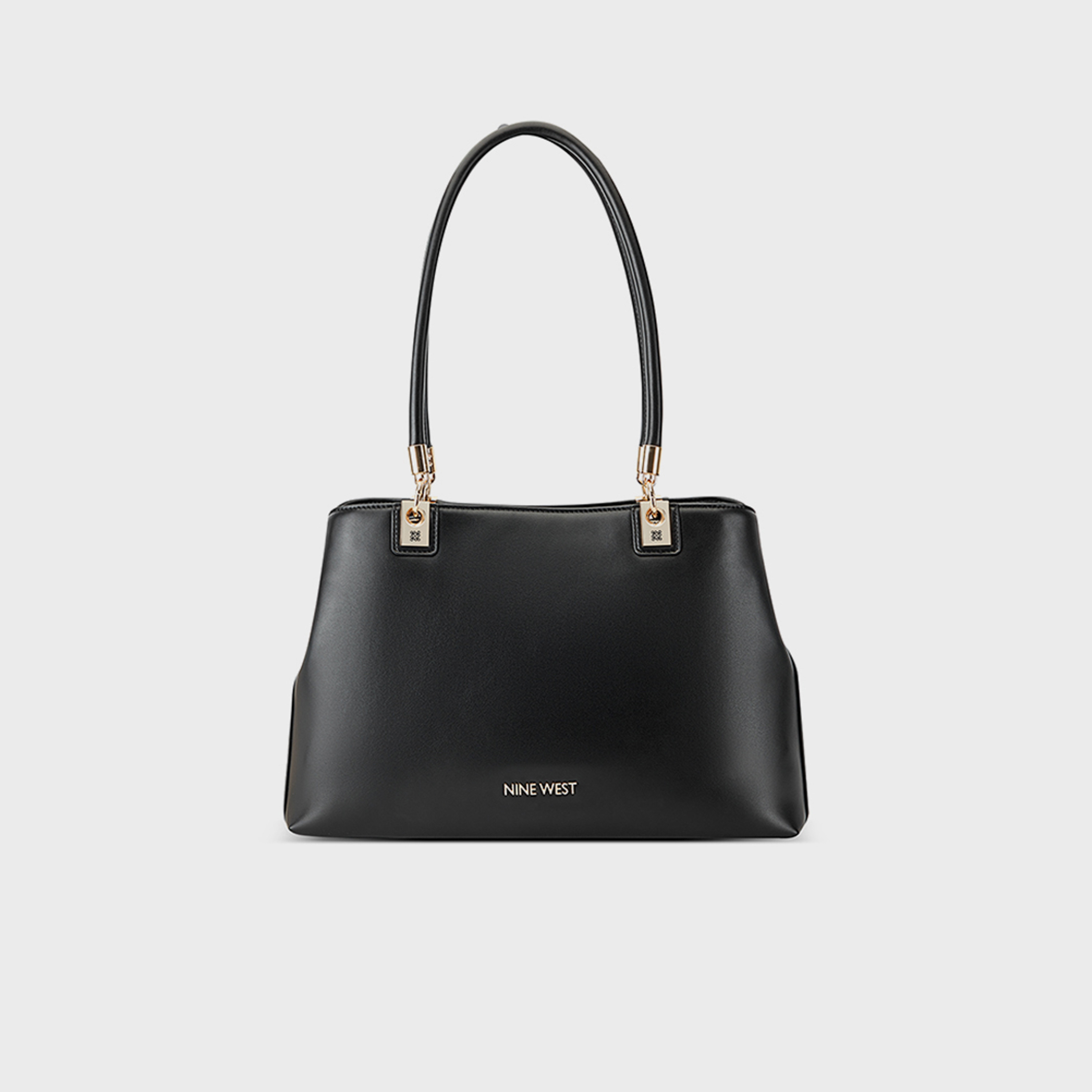 Nine West Donella Textured Double Handle Shoulder Bag with Magnetic Closure-women-bagsandwallets-handbags-image-1