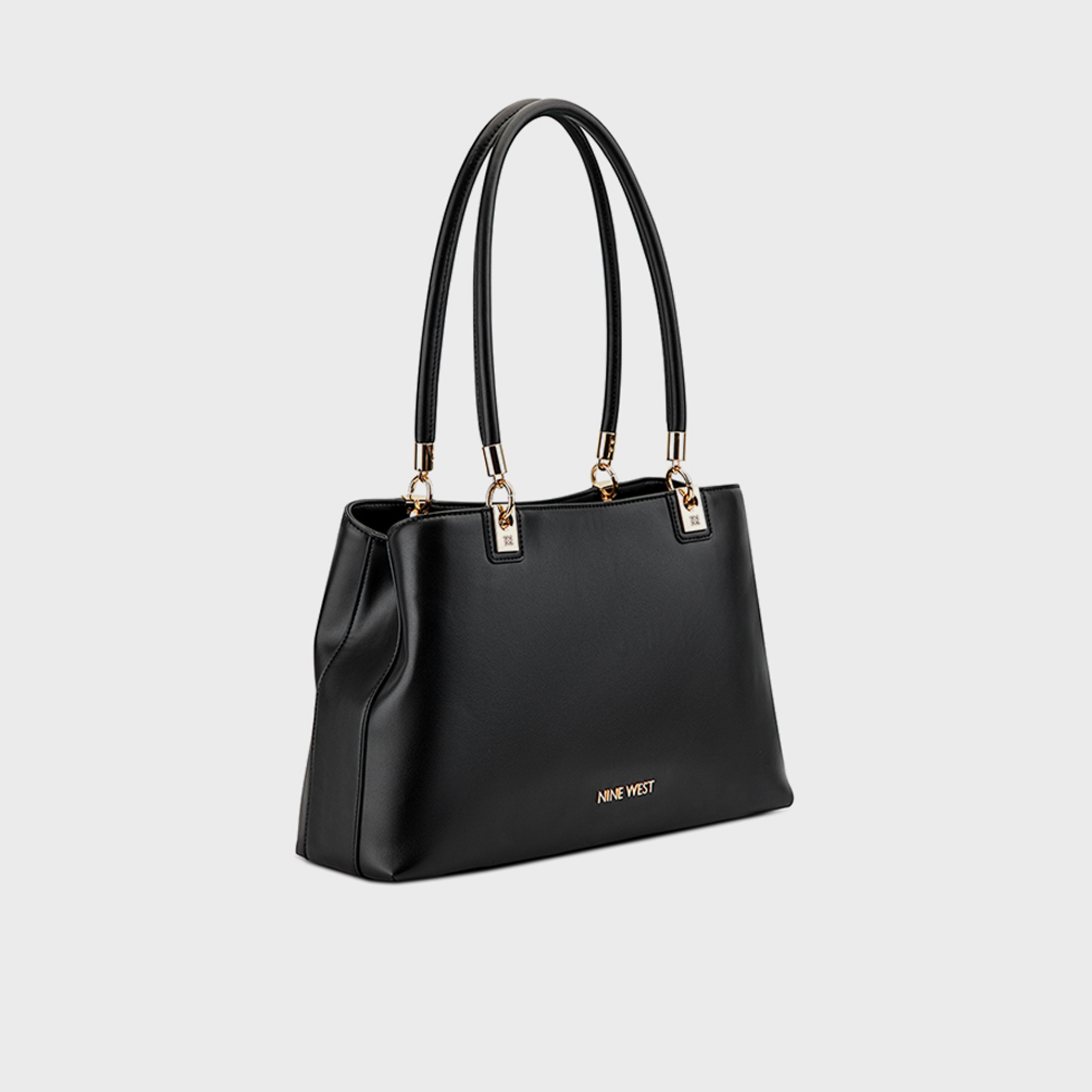 Nine West Donella Textured Double Handle Shoulder Bag with Magnetic Closure-women-bagsandwallets-handbags-image-3