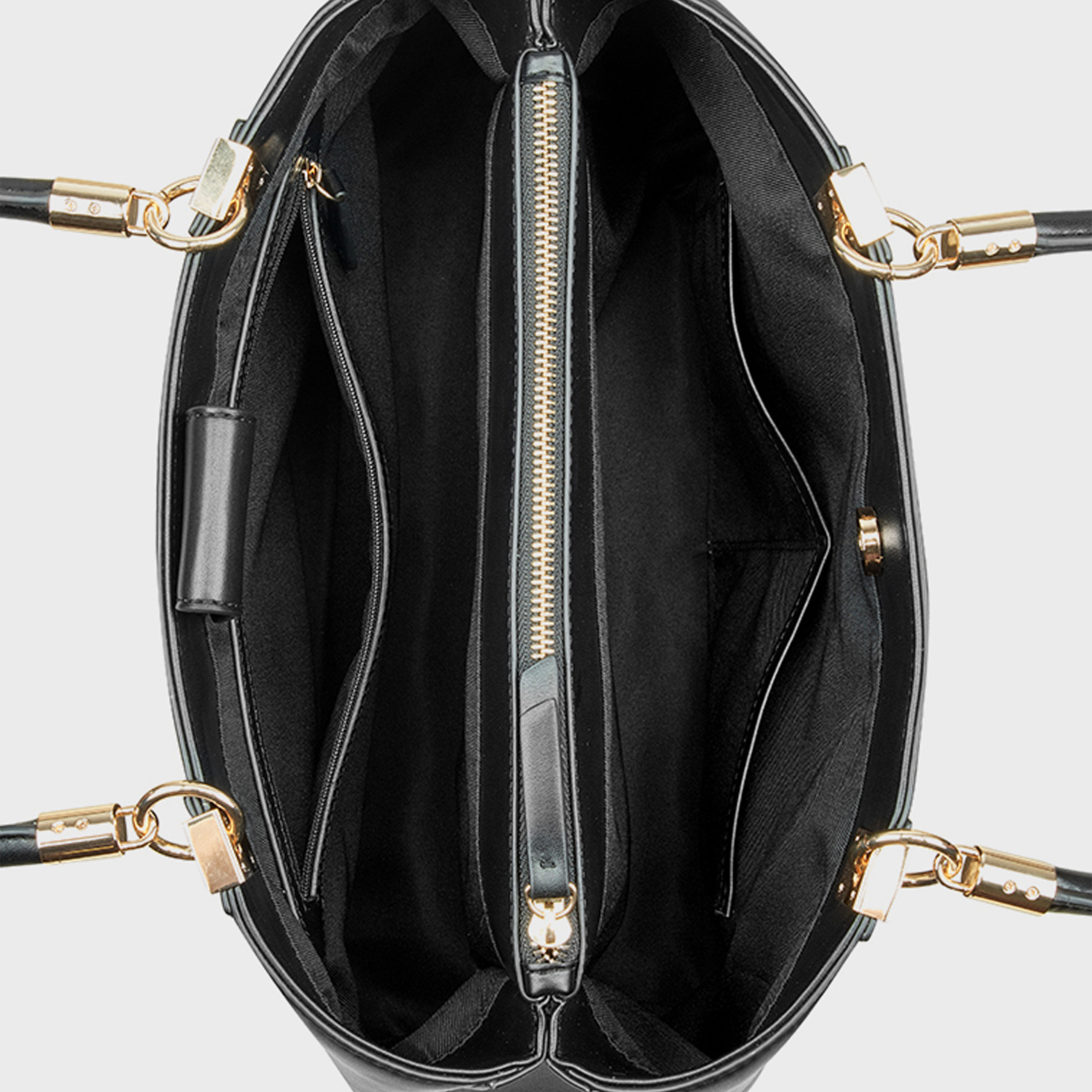 Nine West Donella Textured Double Handle Shoulder Bag with Magnetic Closure-women-bagsandwallets-handbags-image-4