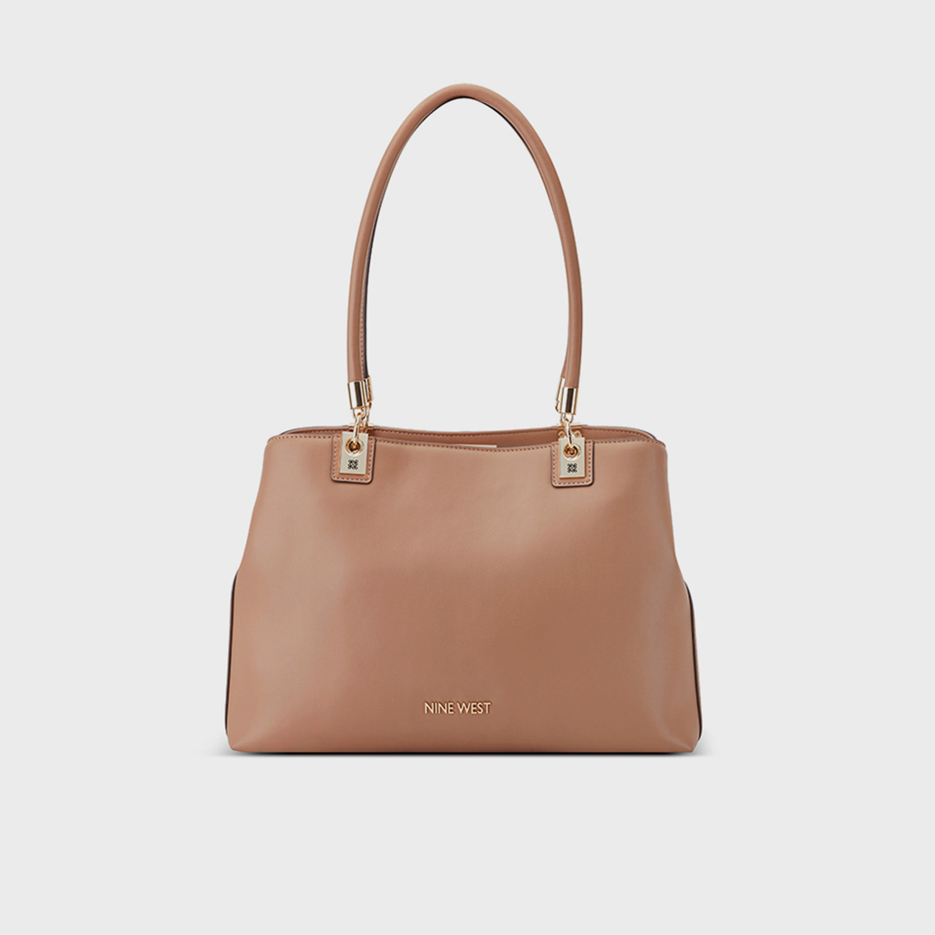 Nine West Donella Textured Double Handle Shoulder Bag with Magnetic Closure-women-bagsandwallets-handbags-image-5