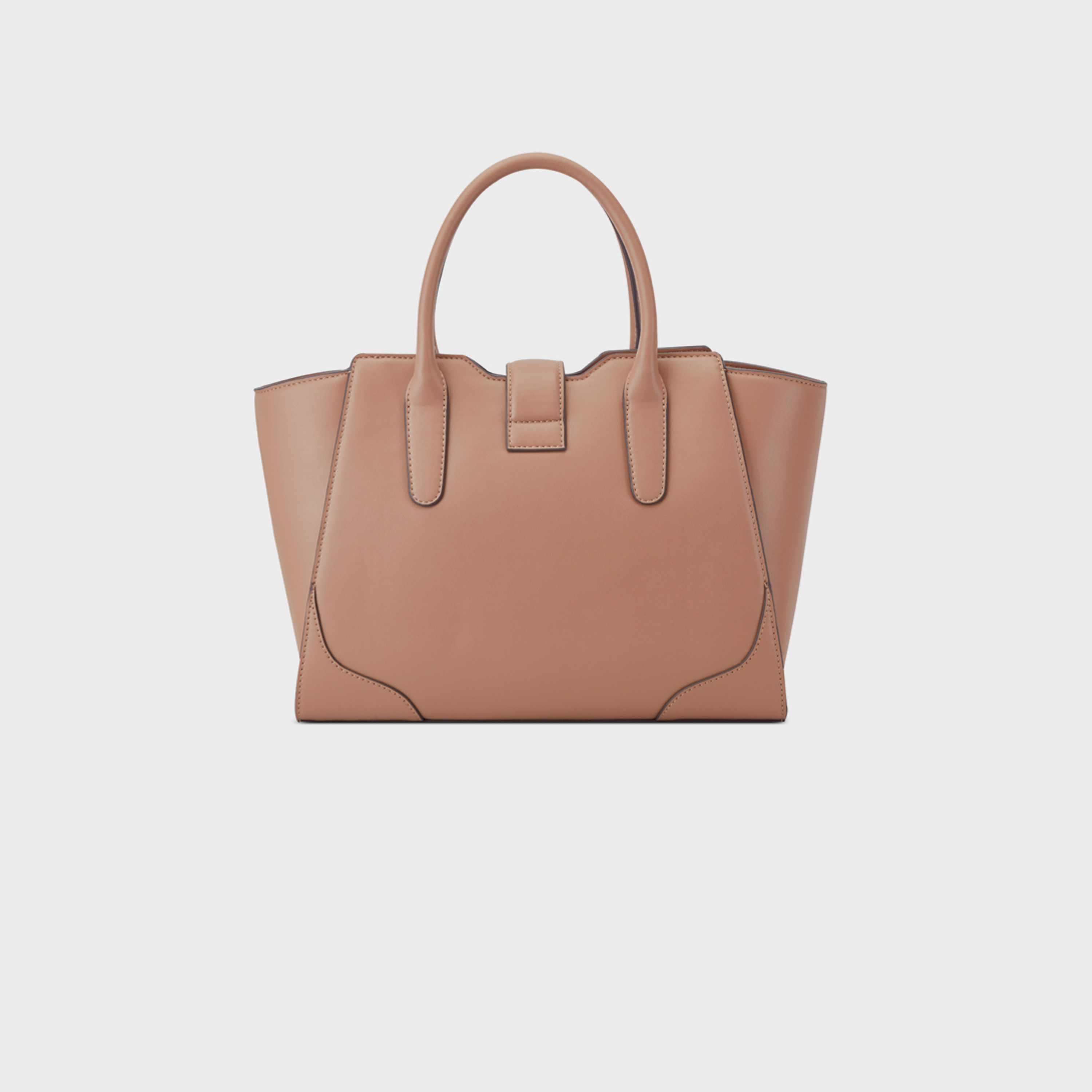 Nine West Wesson Plain Double Handle Satchel Bag with Zipper Closure and Detachable Strap-women-bagsandwallets-handbags-image-3