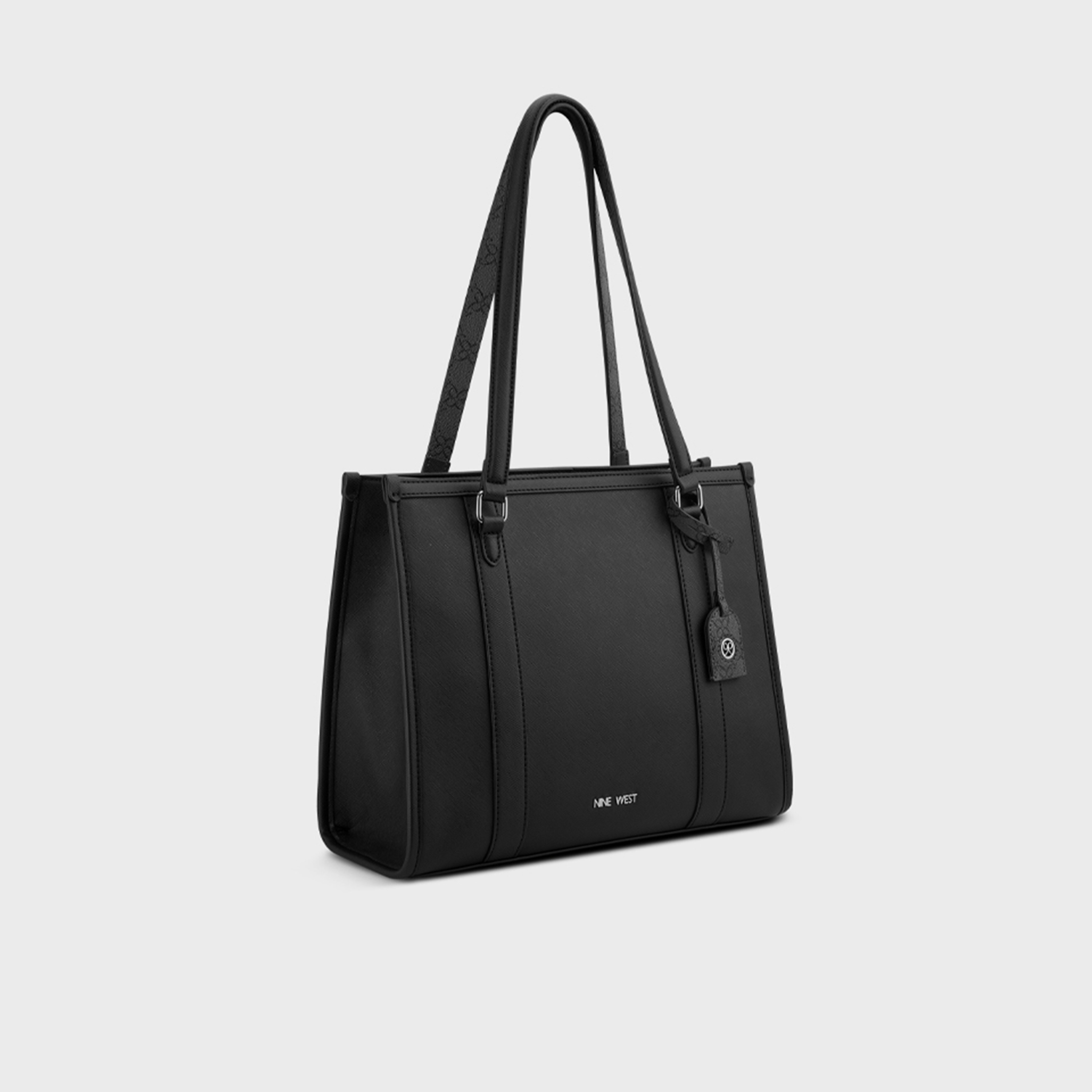 Nine West Briar Textured Double Handle Tote Bag with Magnetic Closure-women-bagsandwallets-handbags-image-3