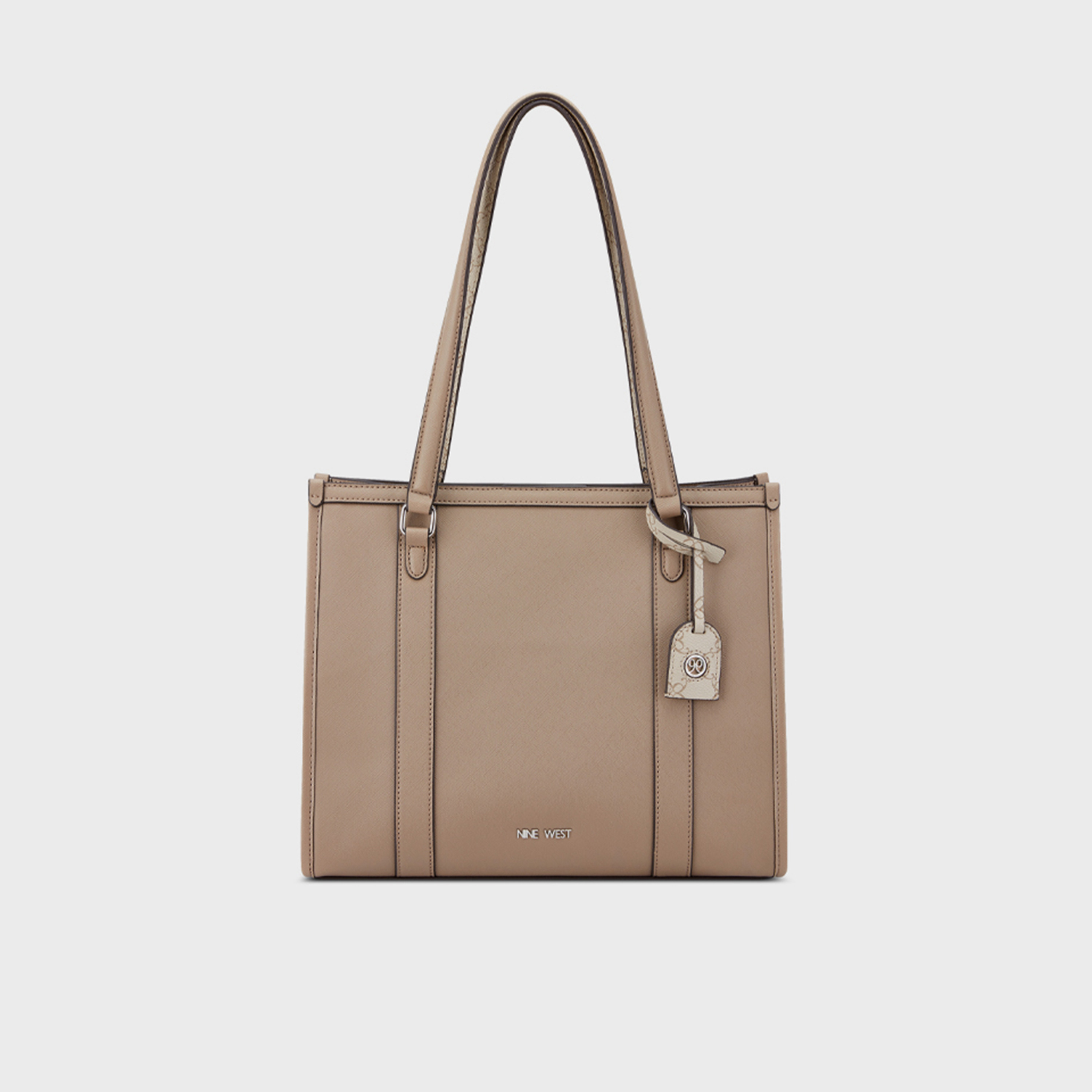 ناين ويست- شنطة توت بريار بمقبض مزدوج وقفل مغناطيسي-women-bagsandwallets-handbags-image-1