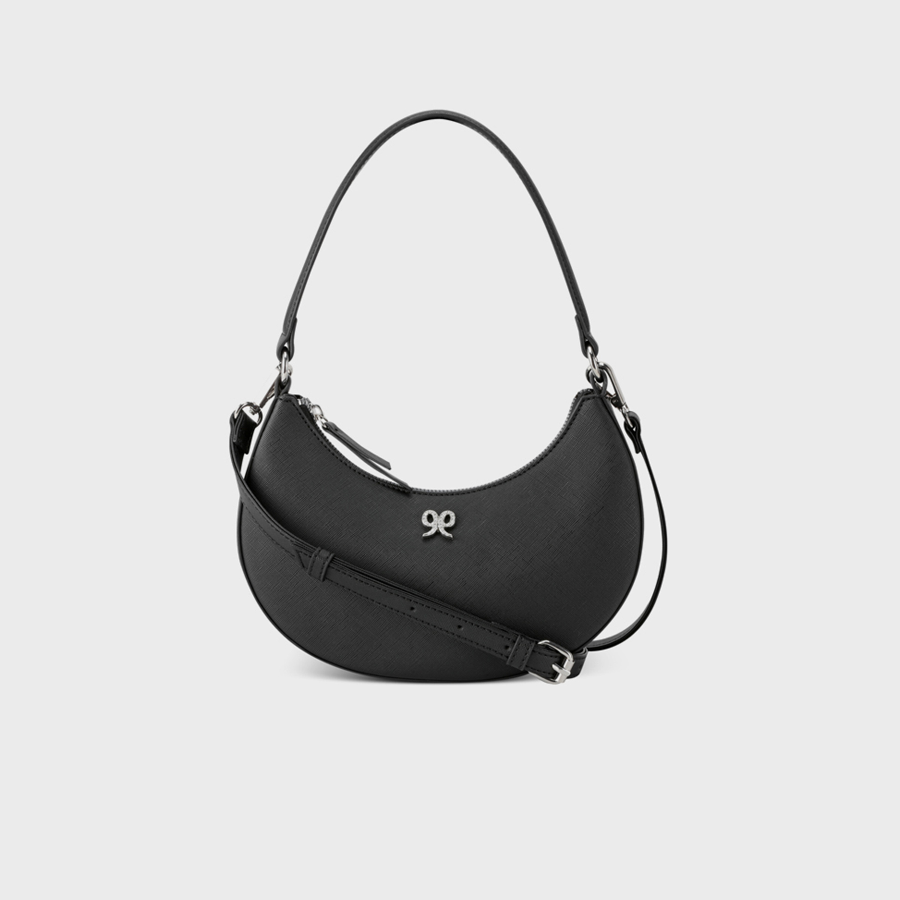 ناين ويست- شنطة كتف اليورا بيرلز ساتشيل بمقبض مزدوج وقفل سحاب-women-bagsandwallets-handbags-image-1