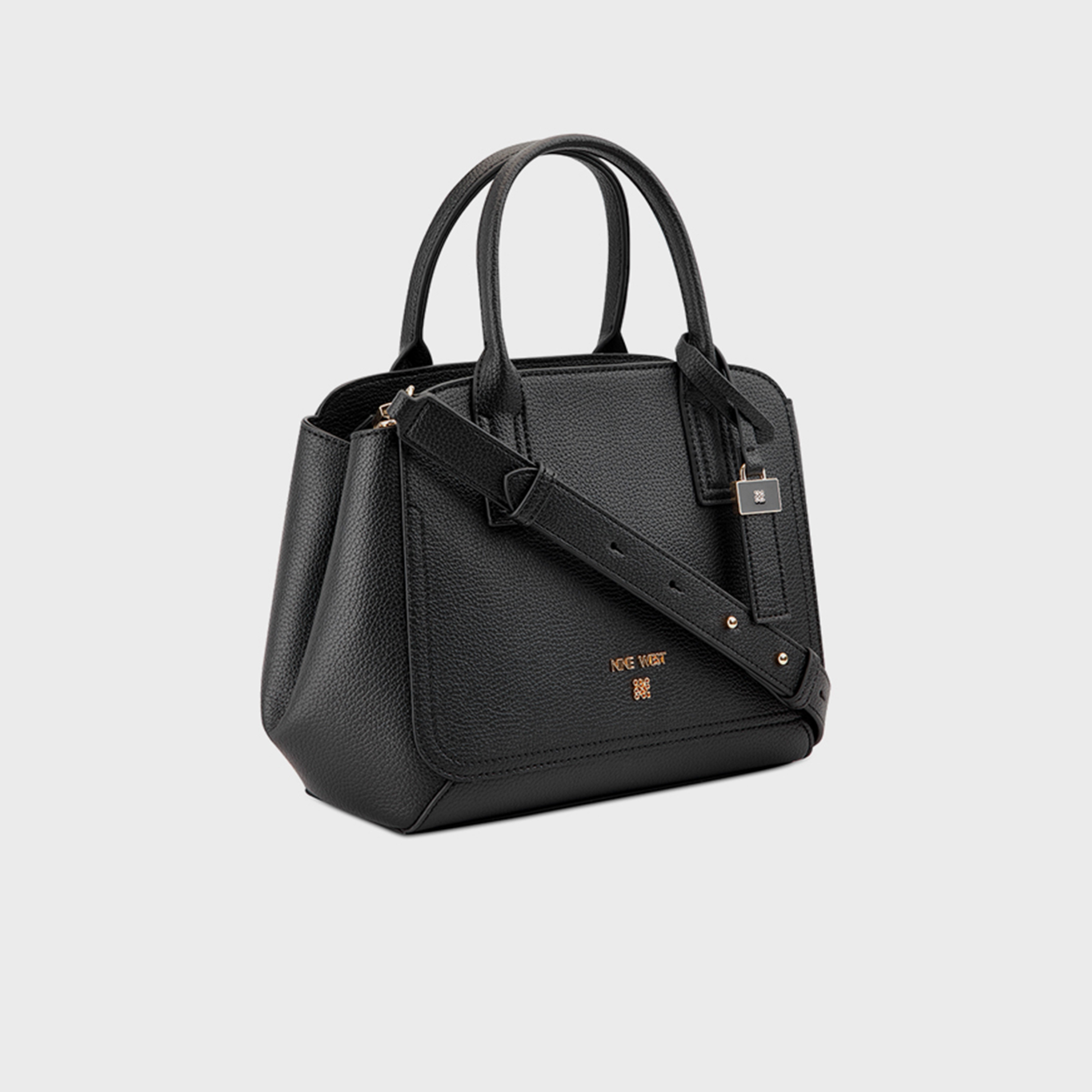 ناين ويست- شنطة يد مودرن مزدوجة المقبض بسحاب للإغلاق وحزام قابل للفصل-women-bagsandwallets-handbags-image-3