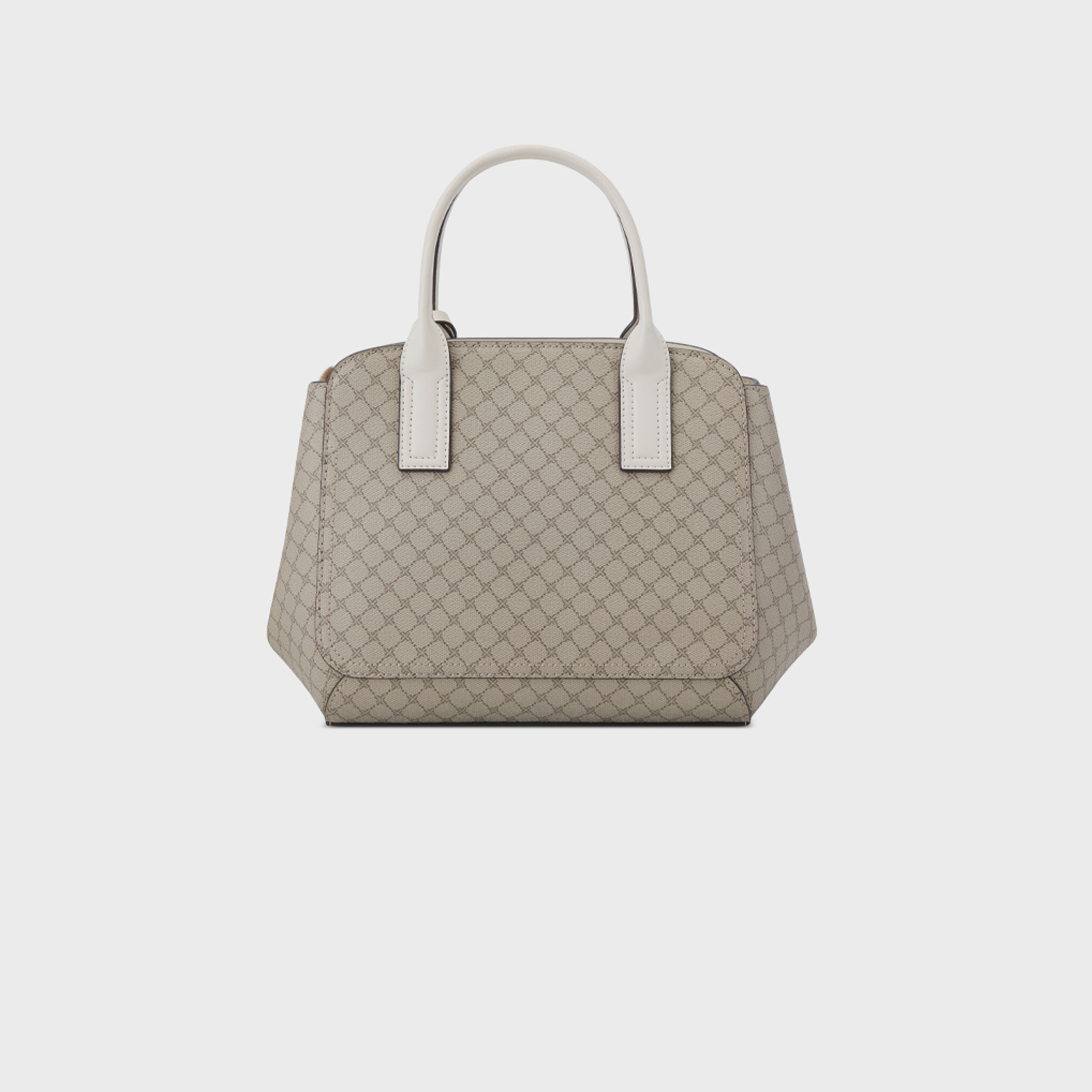 Nine West Morden Monogram Double Handle Satchel Bag with Zipper Closure and Detachable Strap-women-bagsandwallets-handbags-image-2