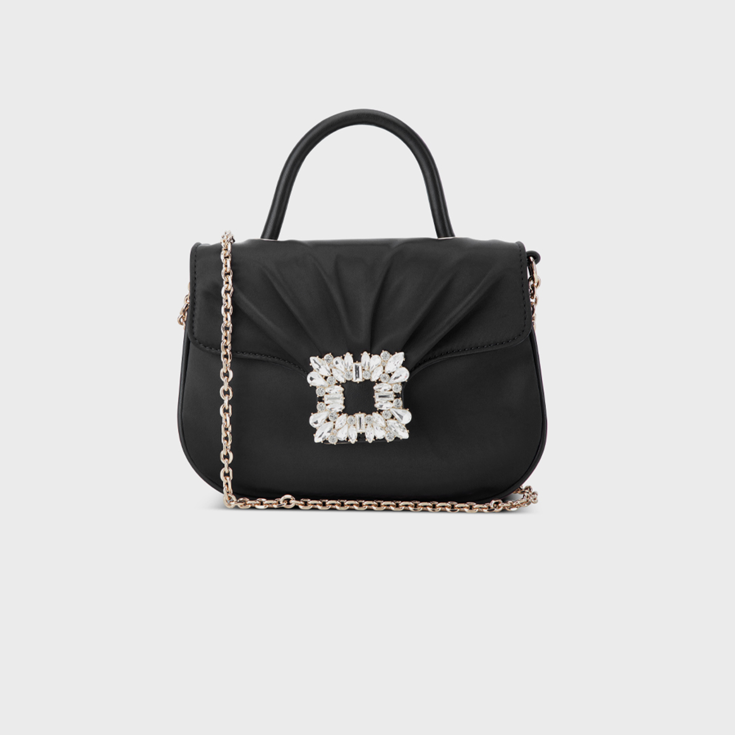 Nine West Hanni Embellishment Top Handle Sling Bag with Flap Closure and Chain Strap-women-bagsandwallets-handbags-image-1