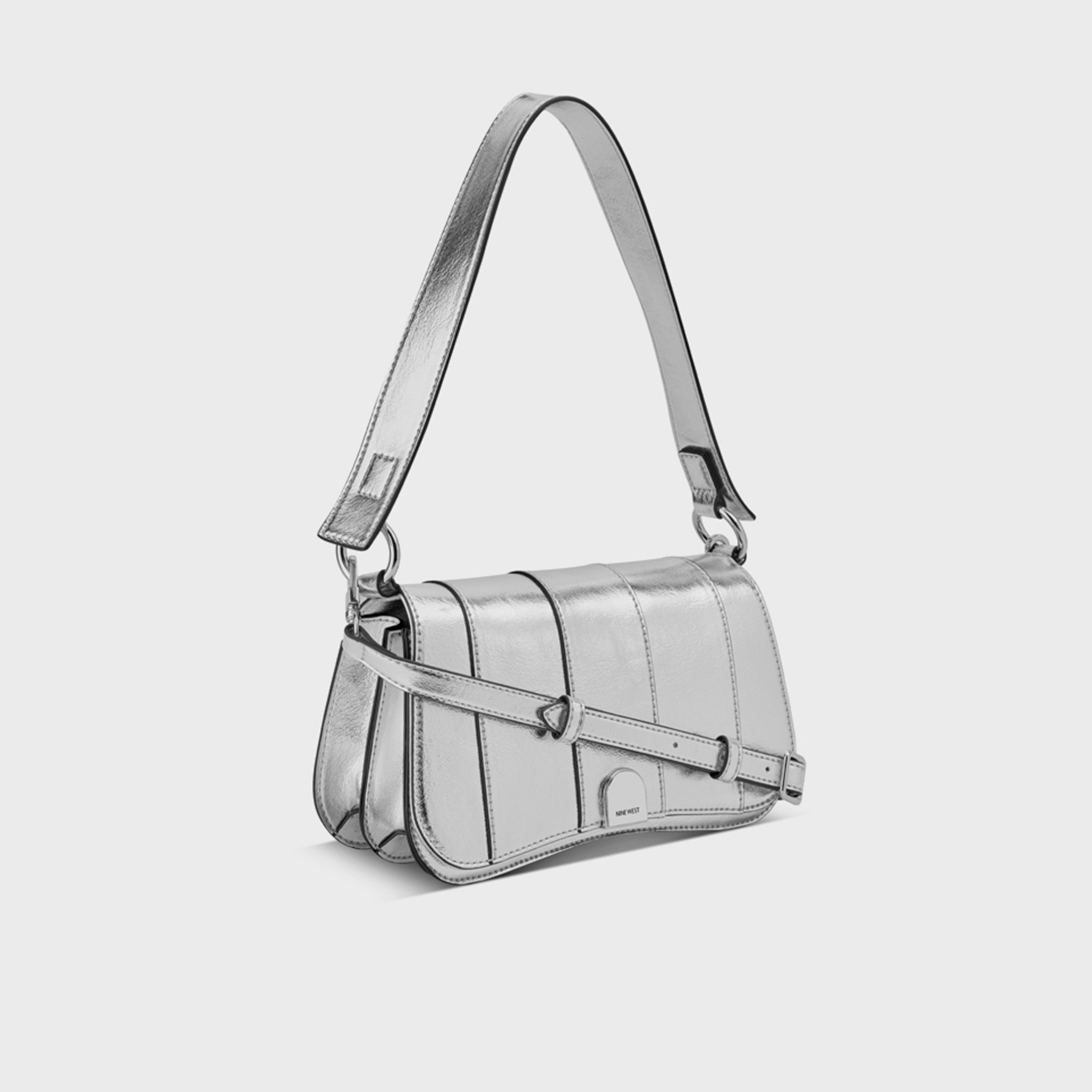 Nine West Duana Textured Shoulder Bag with Flap Closure and Detachable Strap-women-bagsandwallets-handbags-image-3