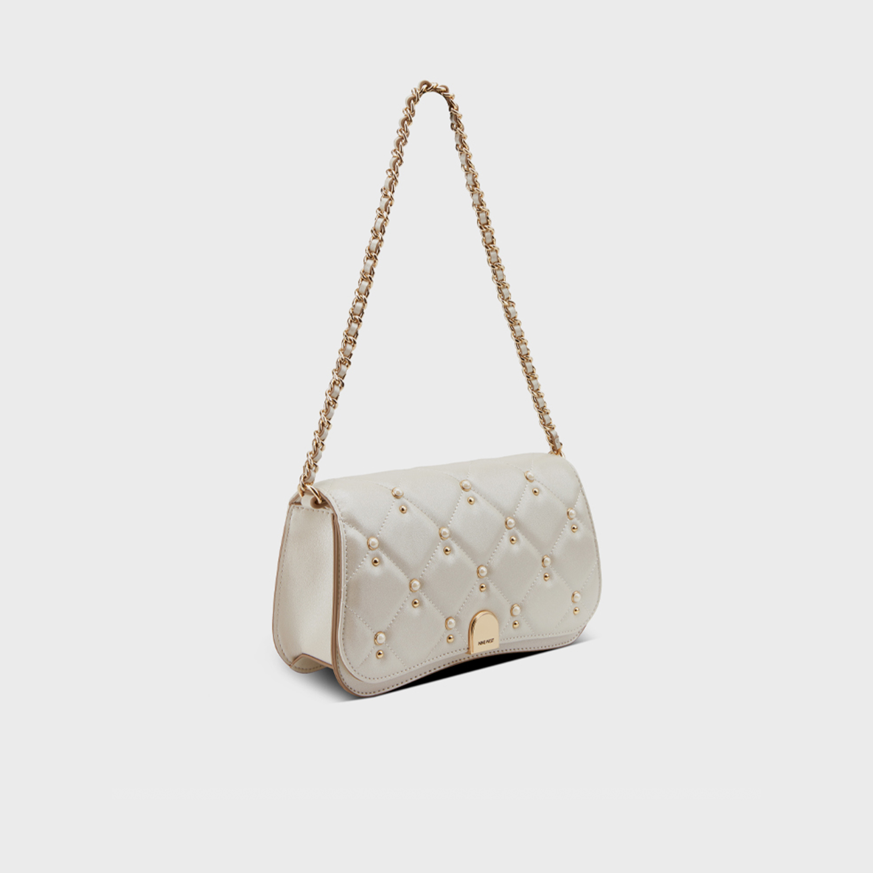 Nine West Somi Embellishment Shoulder Bag with Flap Closure and Chain Strap-women-bagsandwallets-handbags-image-3
