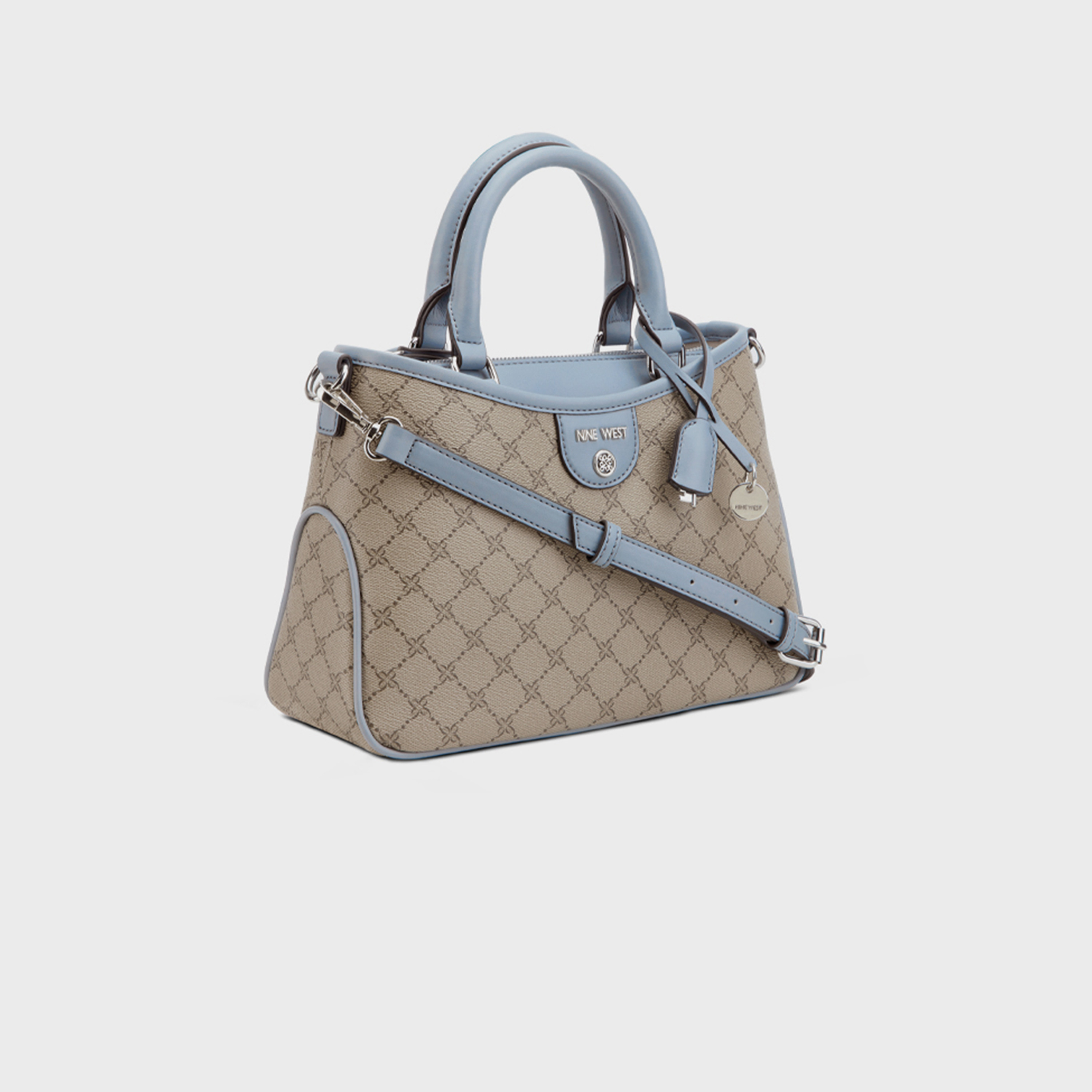 ناين ويست- شنطة يد كيلي بمقبض مزدوج وإغلاق بسحاب وحزام قابل للفصل-women-bagsandwallets-handbags-image-3