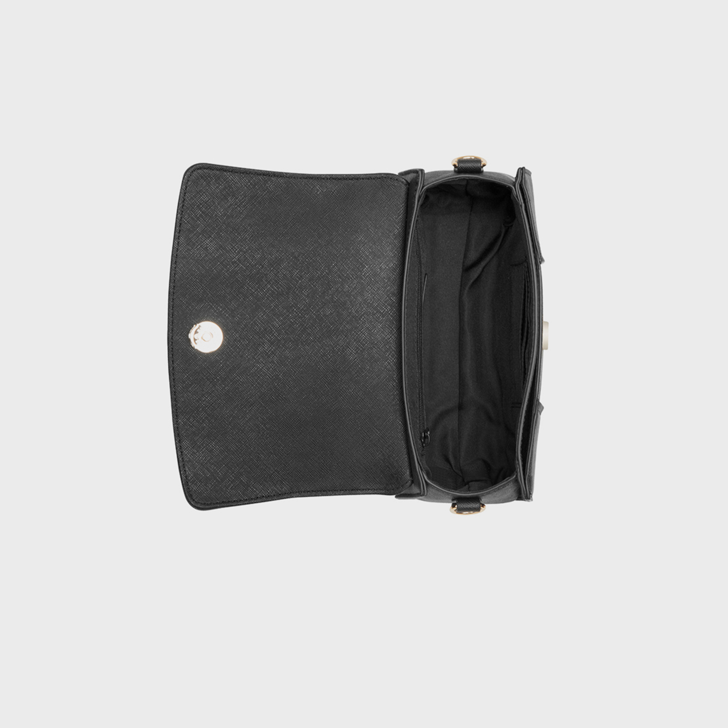 ناين ويست- شنطة كروس جرادي بمقبض علوي وإغلاق بغطاء وحزام قابل للتعديل-women-bagsandwallets-handbags-image-4