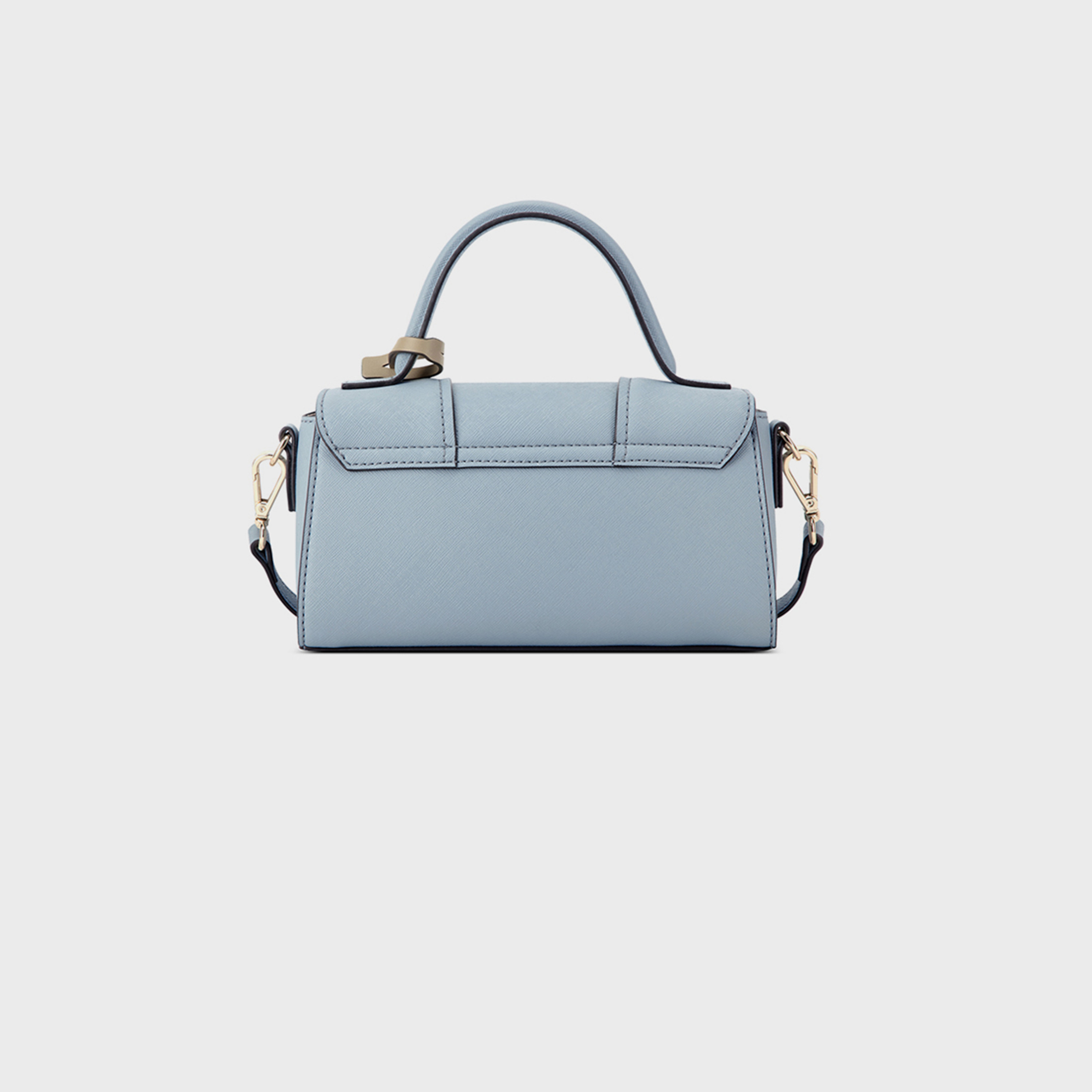 ناين ويست- شنطة كروس جرادي بمقبض علوي وإغلاق بغطاء وحزام قابل للتعديل-women-bagsandwallets-handbags-image-6