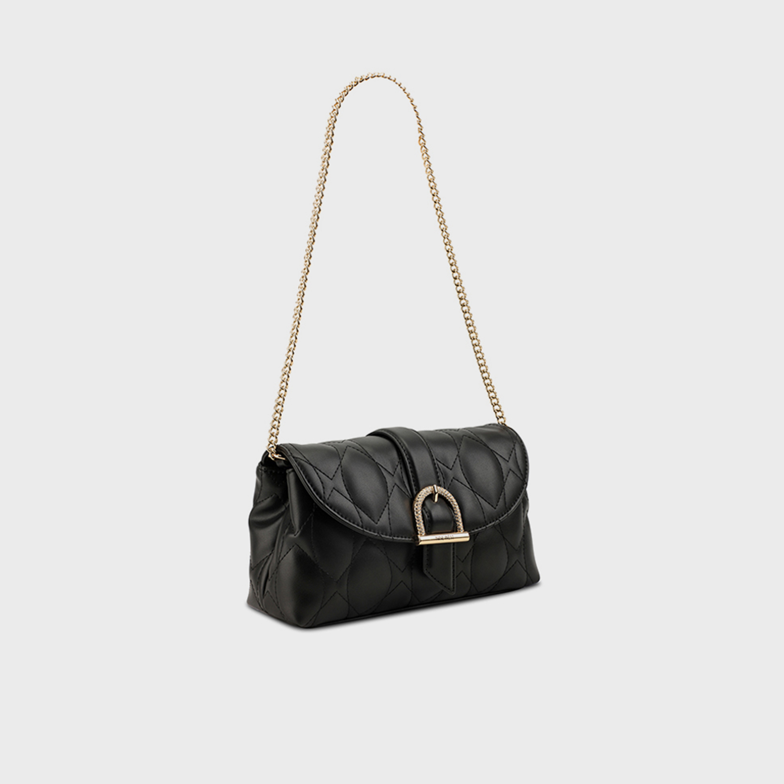 Nine West Graciela Quilted Shoulder Bag with Flap Closure and Chain Strap-women-bagsandwallets-handbags-image-3
