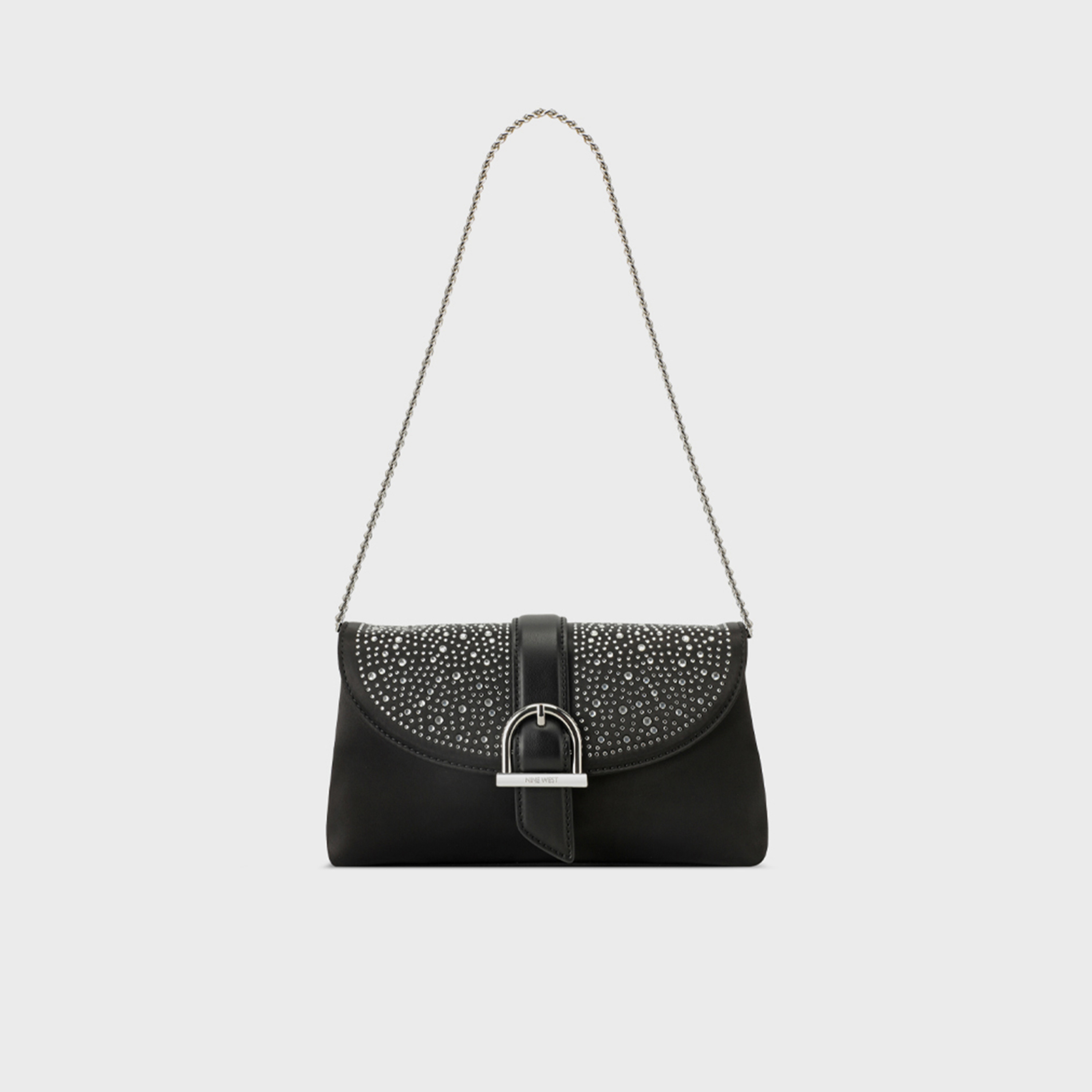 Nine West Graciela Embellishment Shoulder Bag with Flap Closure and Chain Strap-women-bagsandwallets-handbags-image-1