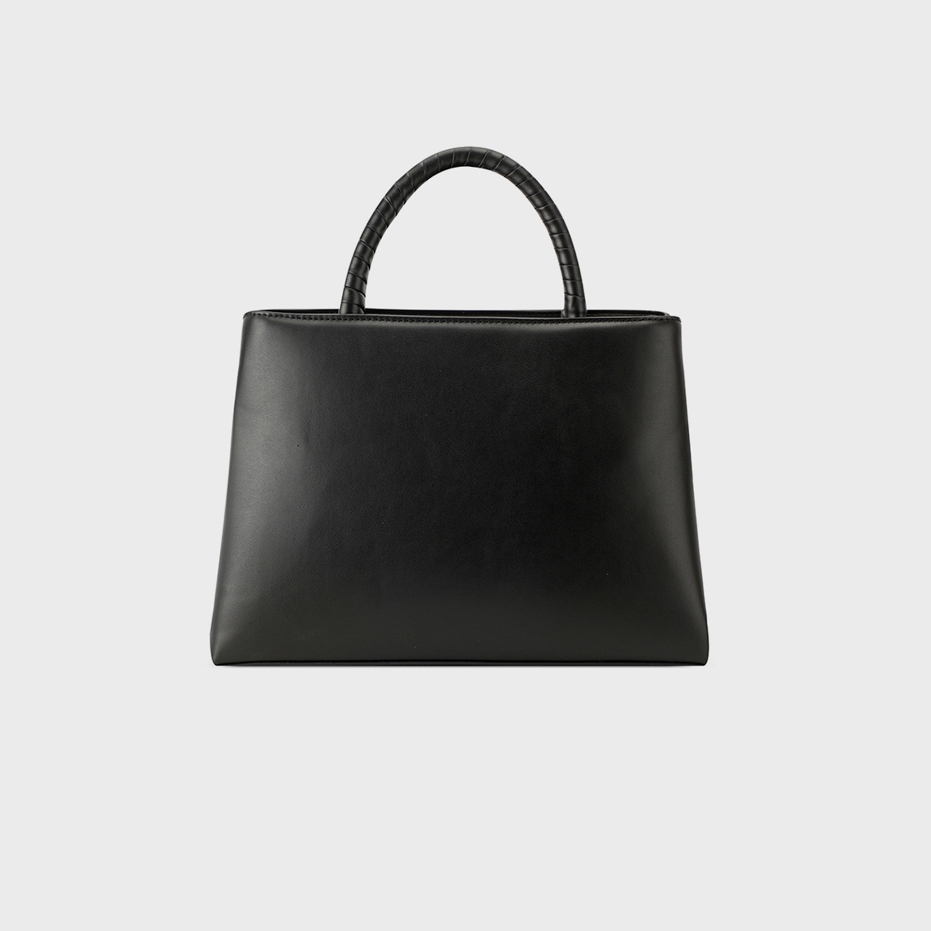 ناين ويست- شنطة ساتشيل إرينا سادة بمقبضين وقفل سحاب وحزام قابل للفصل-women-bagsandwallets-handbags-image-2