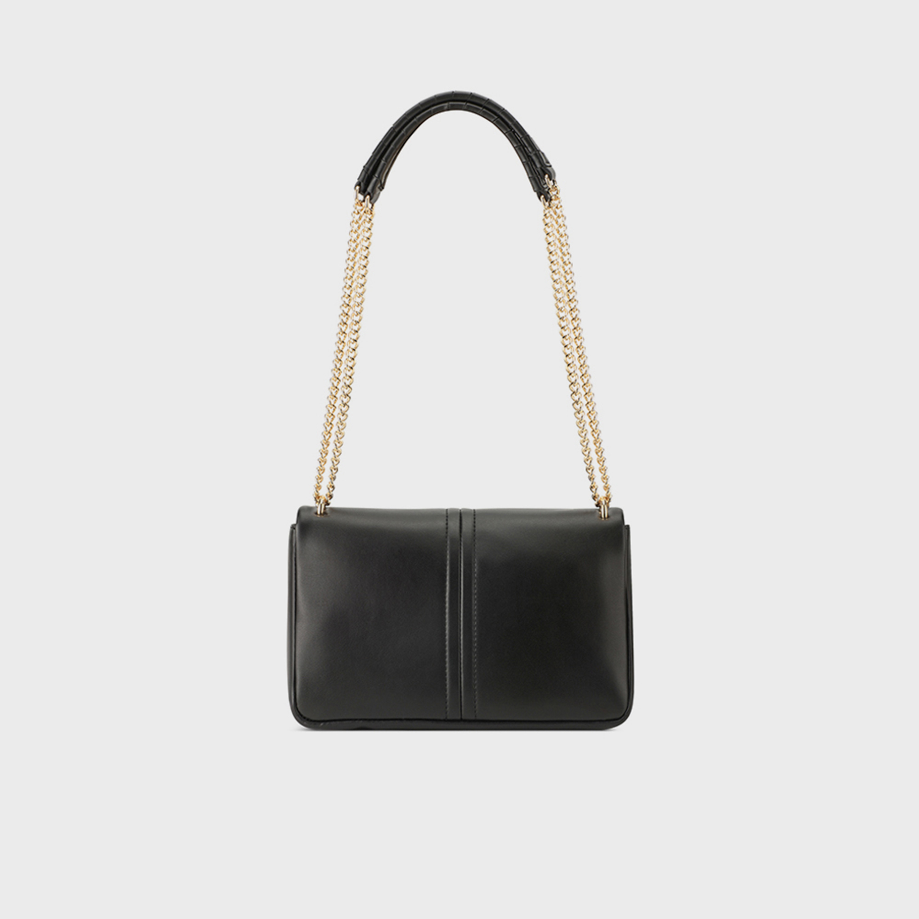 Nine West Erina Plain Crossbody Bag with Flap Closure and Chain Strap-women-bagsandwallets-handbags-image-2
