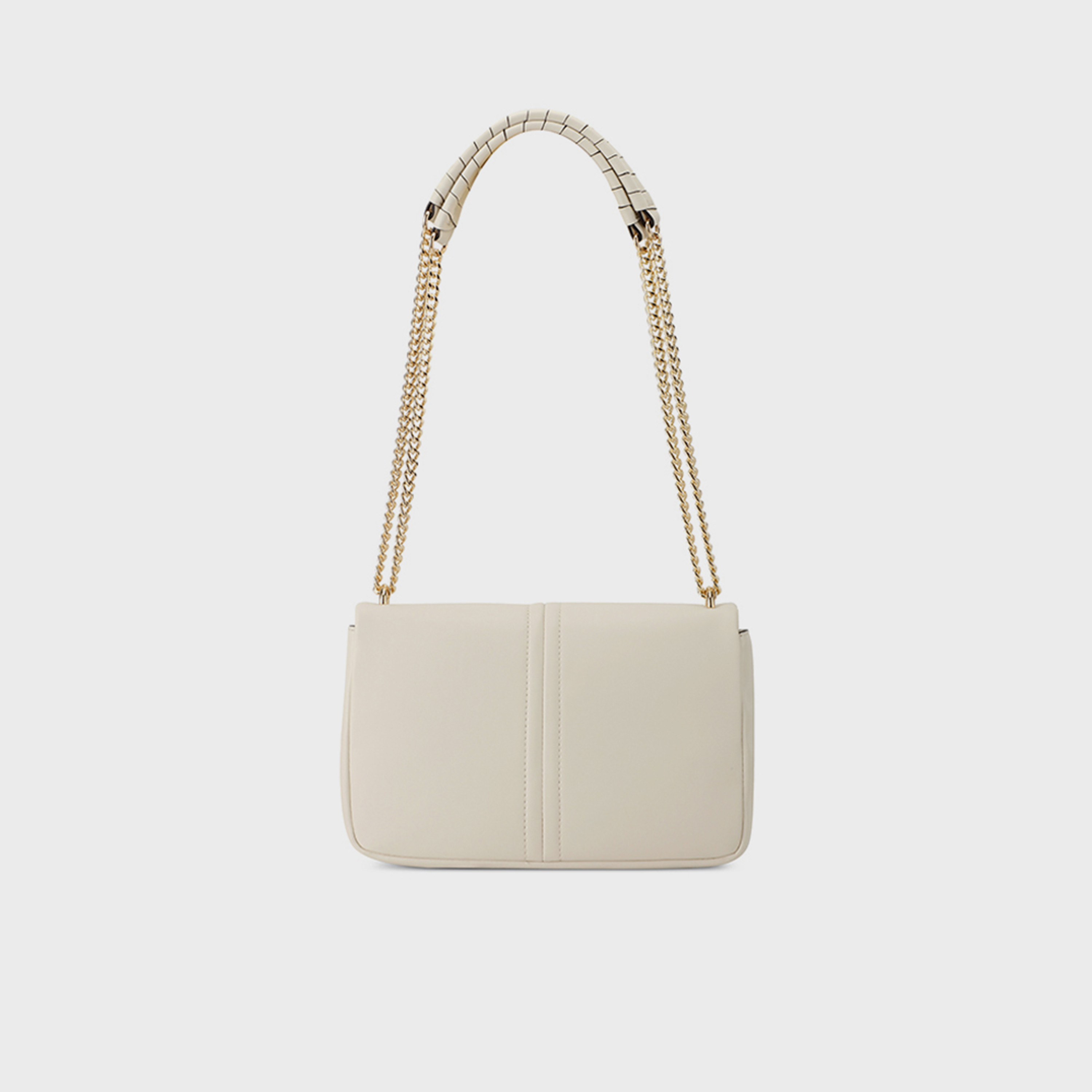 Nine West Erina Plain Crossbody Bag with Flap Closure and Chain Strap-women-bagsandwallets-handbags-image-2